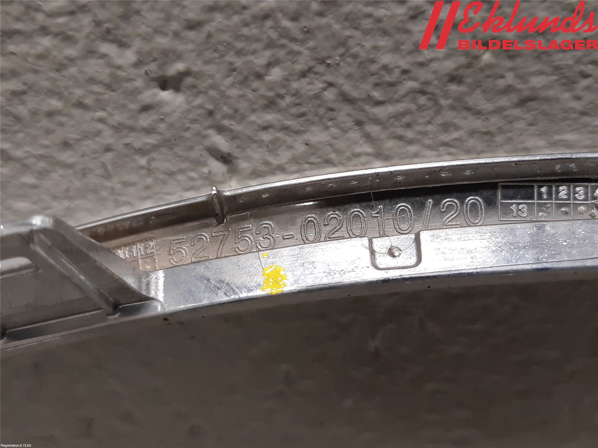 Toyota AURIS 13-19 Stöt Utfyllnad-List-Grill