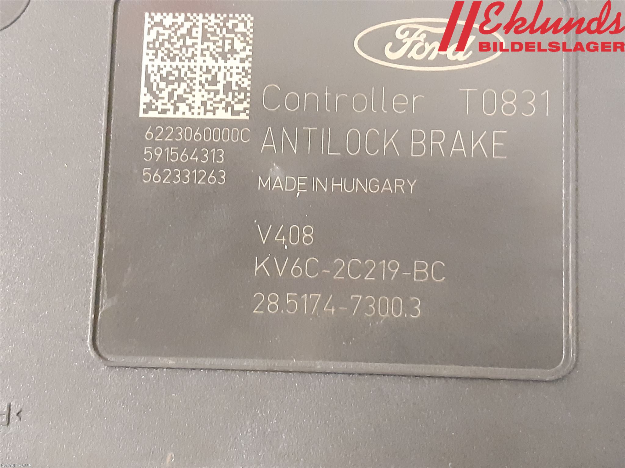 Ford TRANSIT/TOURNEO CUSTOM 13-24 Abs Hydraulaggregat