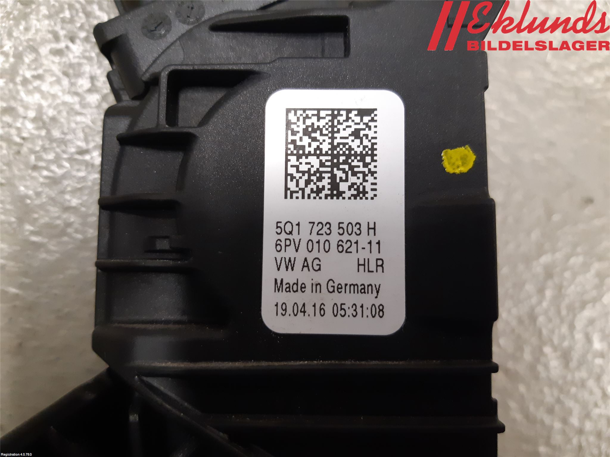 Volkswagen VW GOLF / E-GOLF VII 13-20 Gaspedal