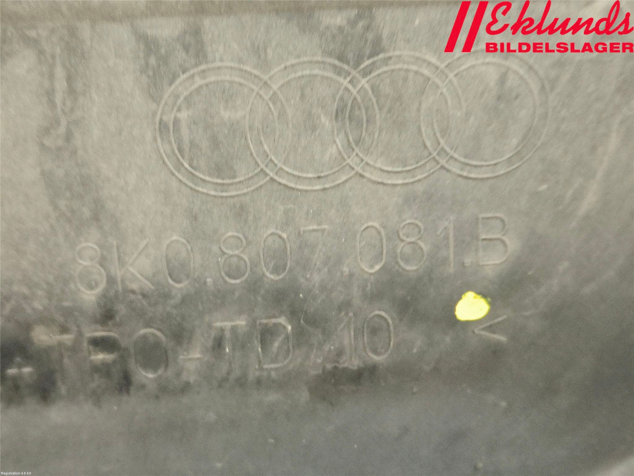 Audi A4 12-15 Täckplast Front