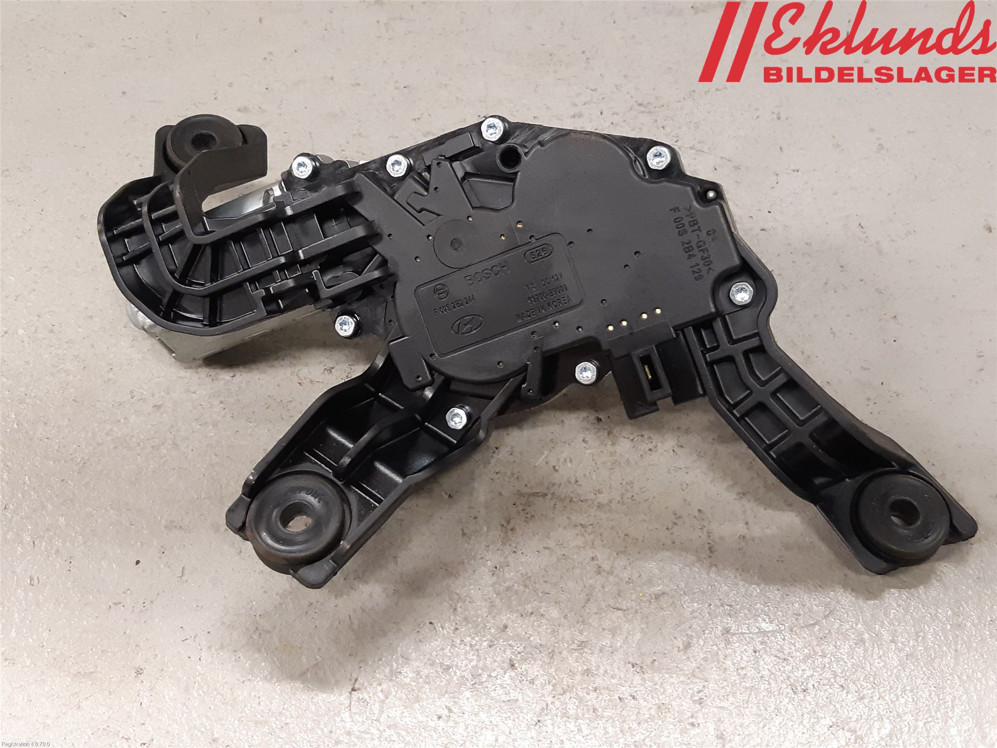 Hyundai i10 BA 14-16 Torkarmotor Baklucka