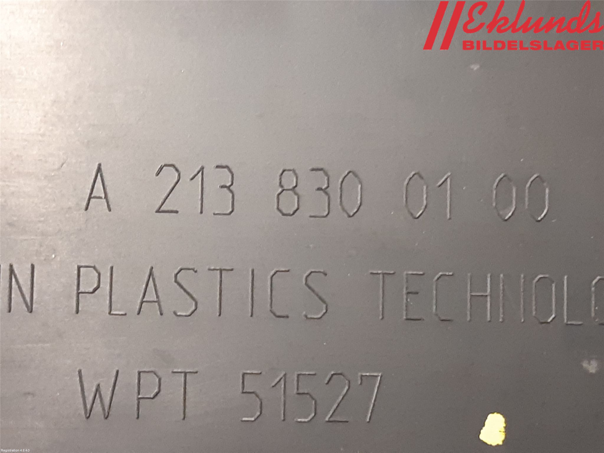 Mercedes-Benz MB E-KLASS (W213) 16-23 Deflektor Plåt-Plast Kylning