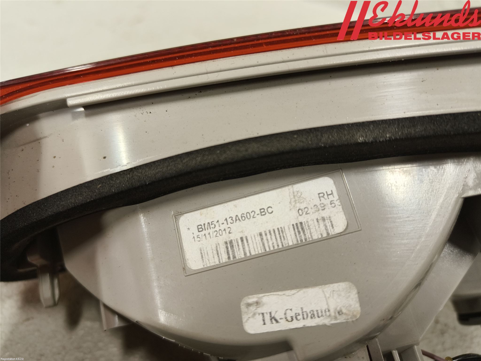 Ford FOCUS 11-14 Bakljus Lucka Hö