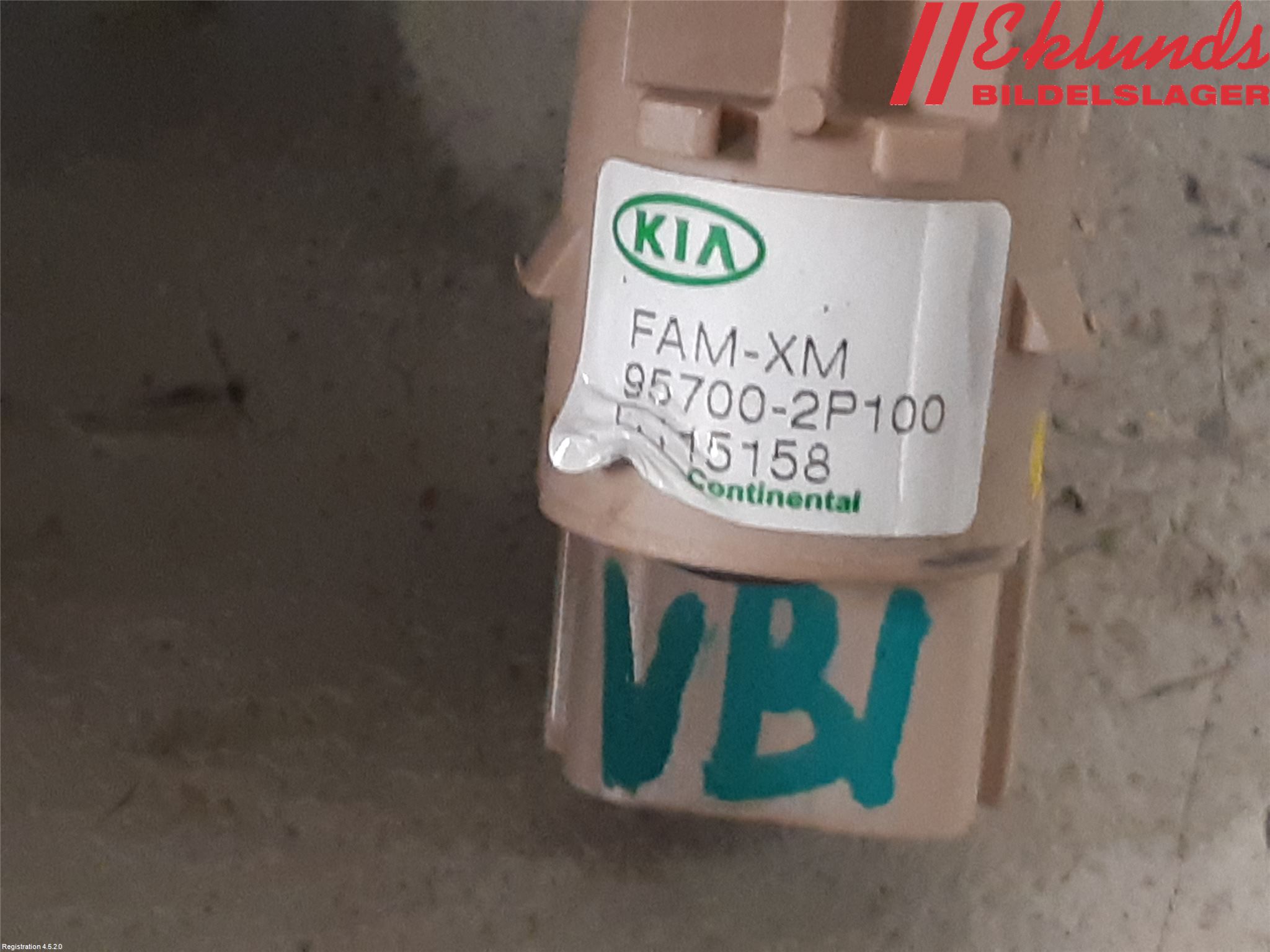 Kia SORENTO 10-14 Parkeringshjälp Backsensor