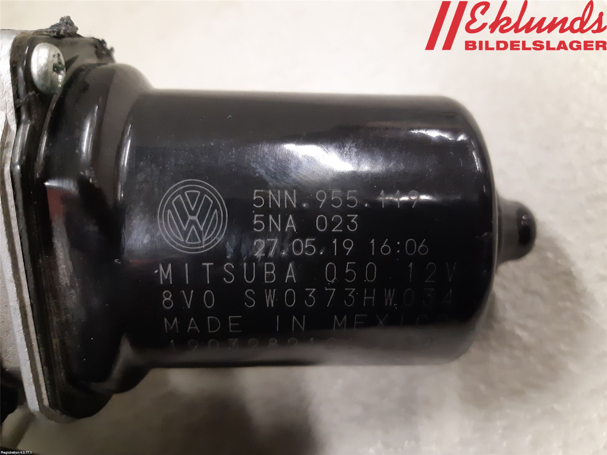 Volkswagen VW TIGUAN 16-24 Torkarmotor Vindruta
