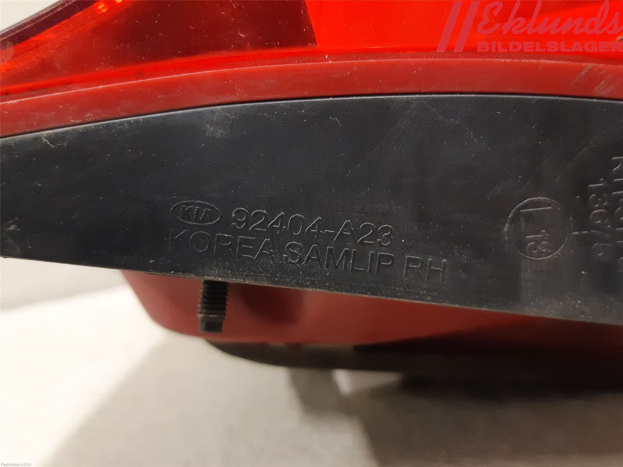 Kia CEED 12-18 Bakljus Lucka Hö