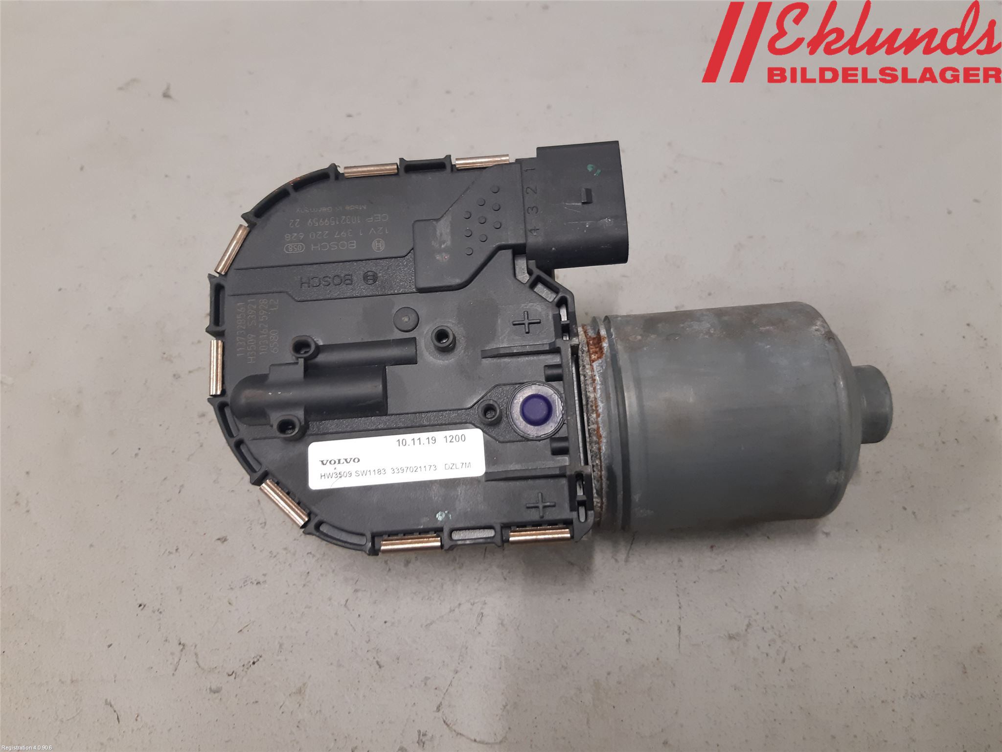 Volvo S60 11-13 Torkarmotor Vindruta