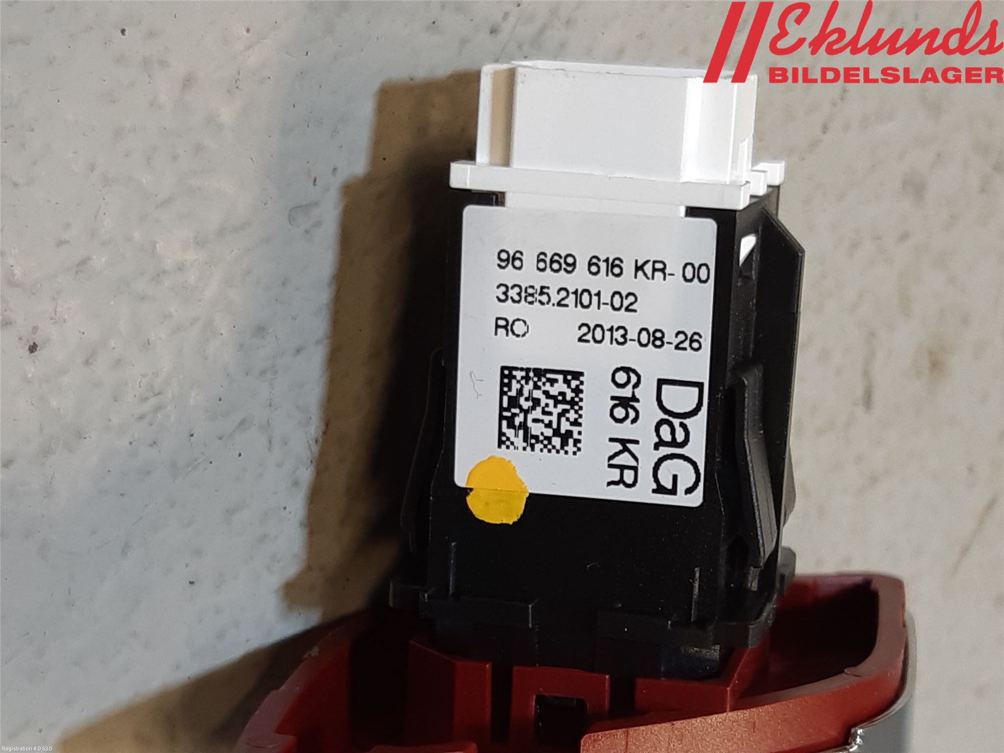 Citroen DS3 Strömställare Varnings