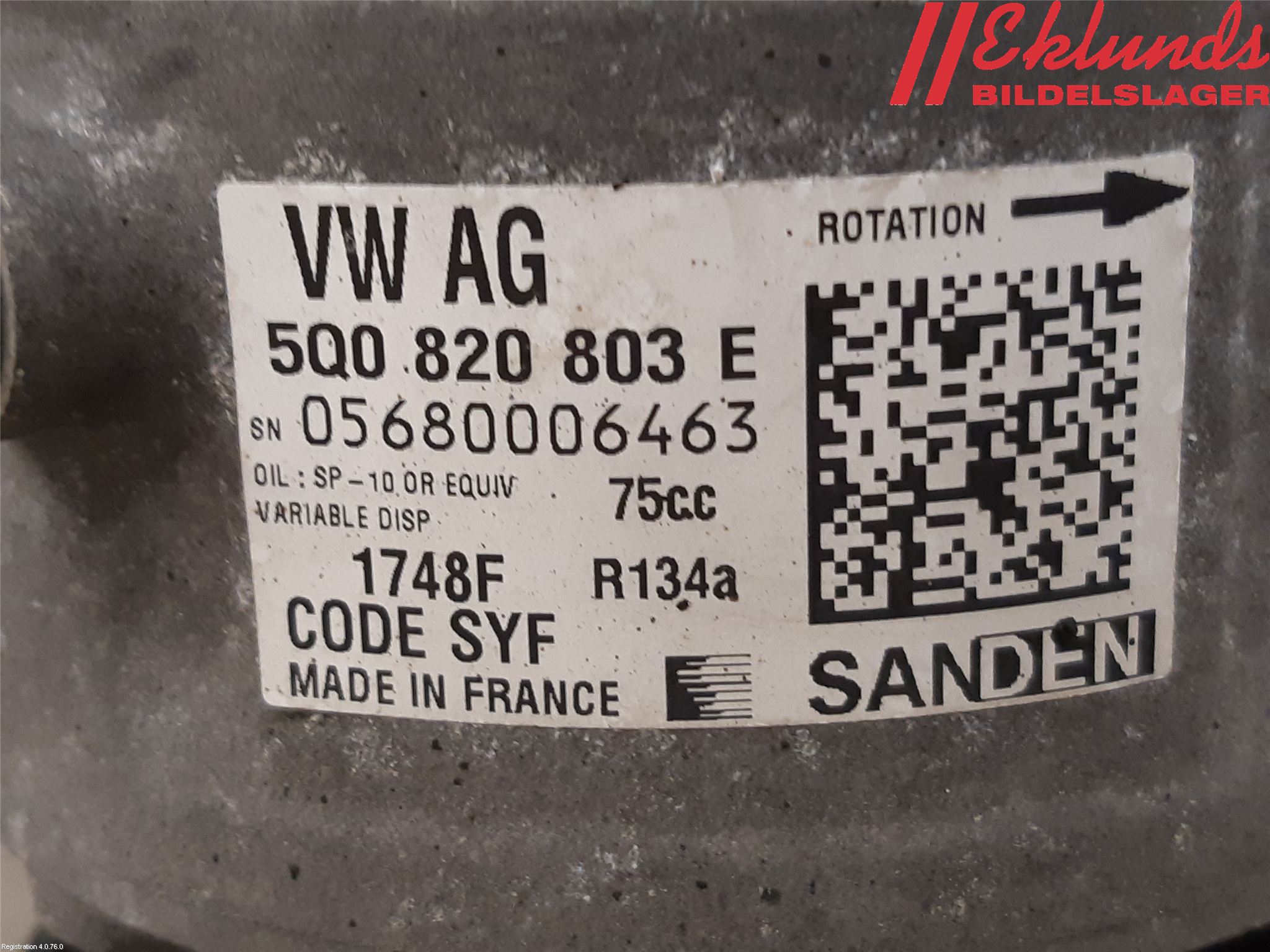 Audi A1/S1 11-18 Ac Kompressor