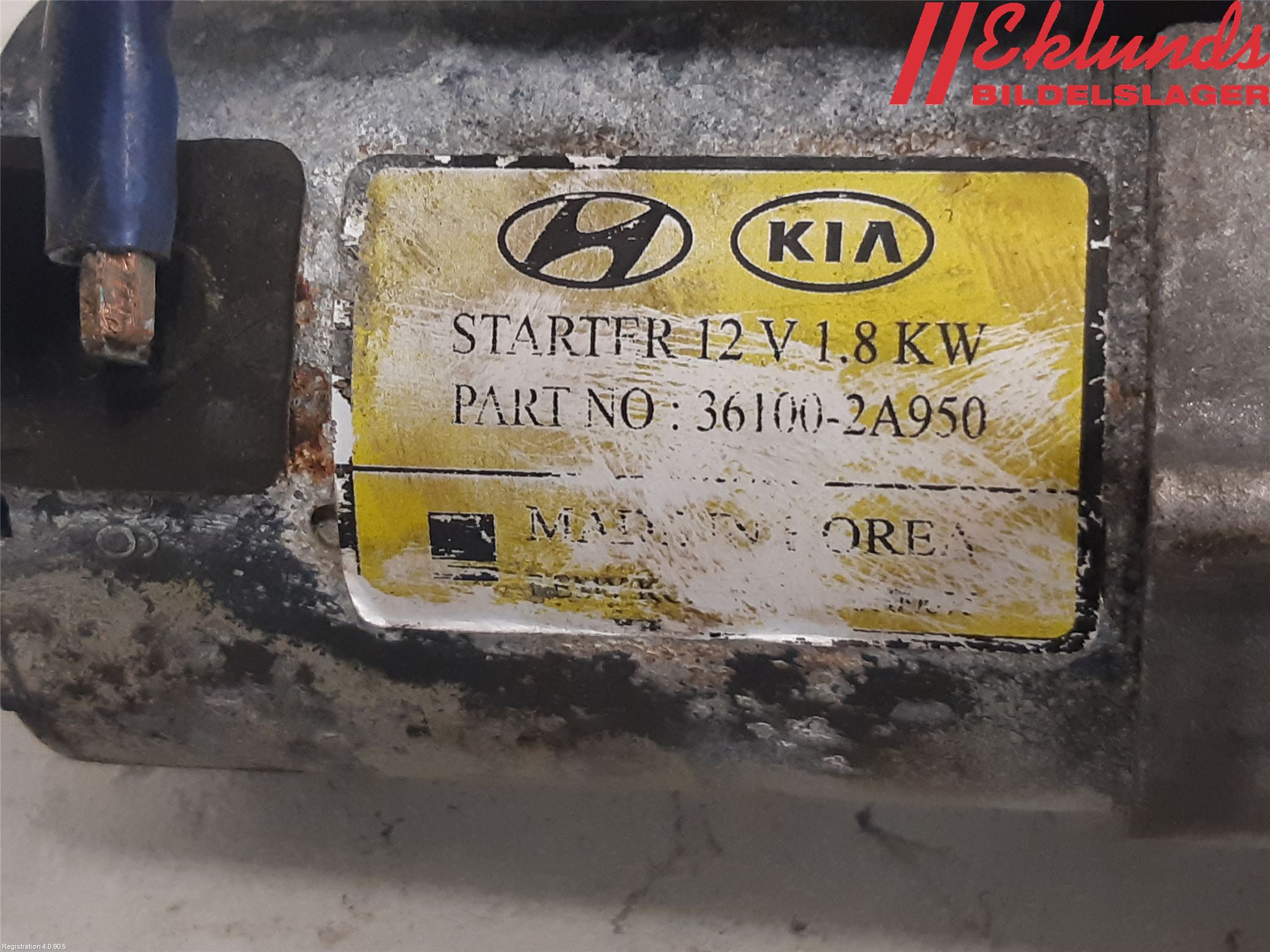 Hyundai i30 PD 17- Startmotor Diesel