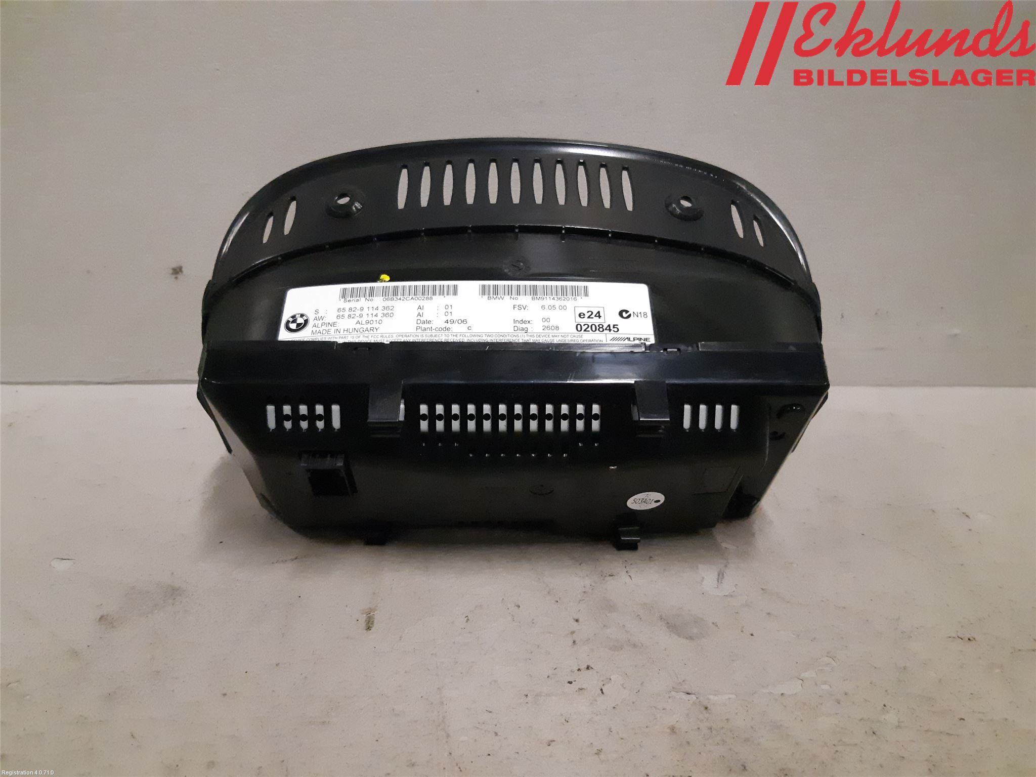 BMW 3 E90/91 SED/TOU 05-12 Instrument Komb