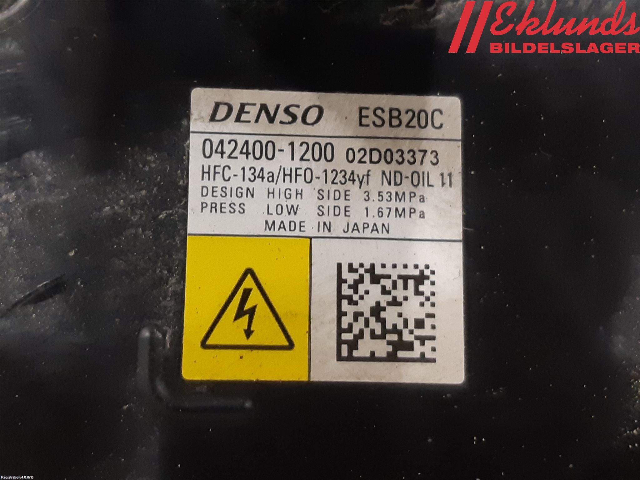 Toyota COROLLA 19- Ac Kompressor