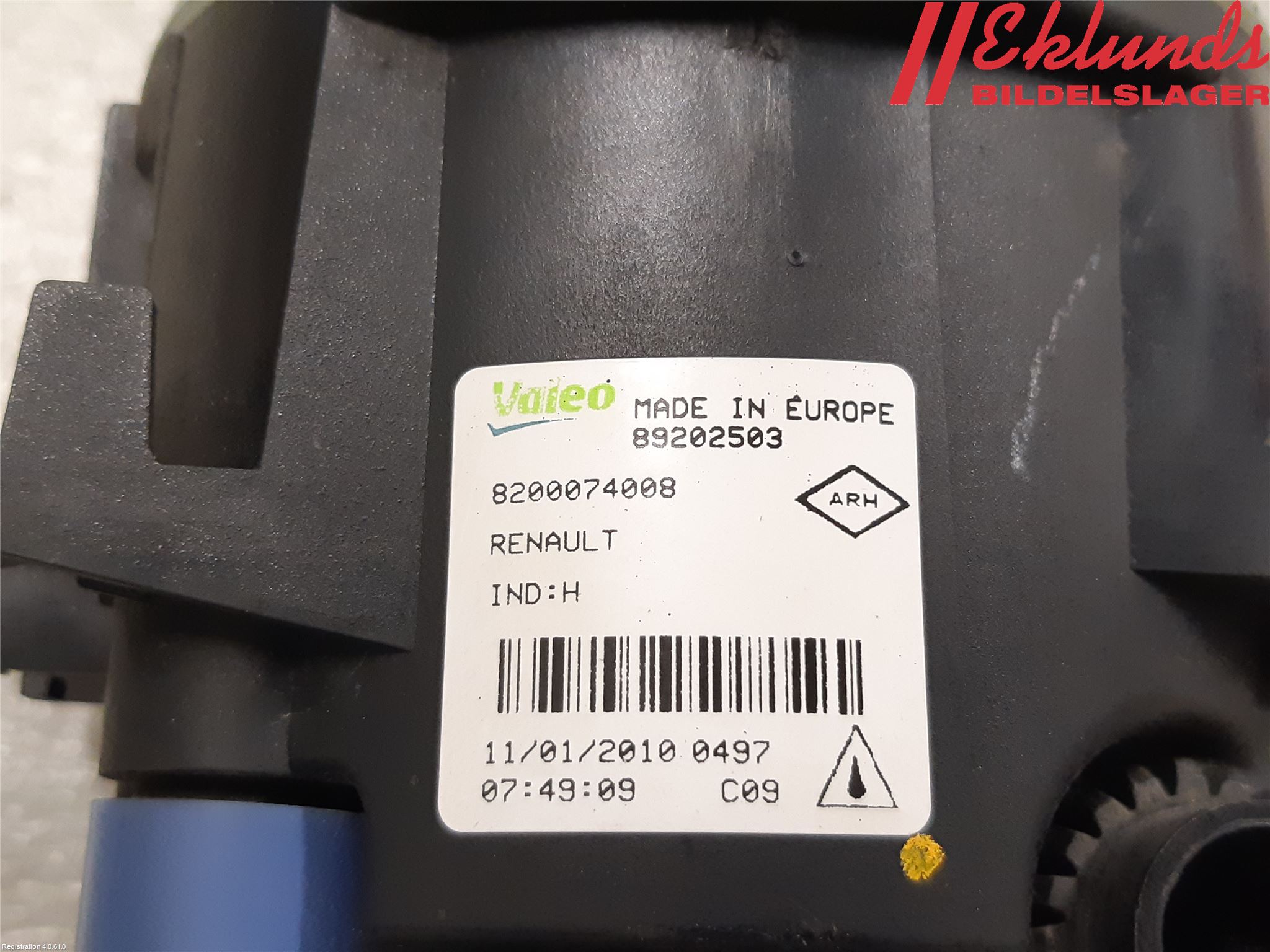 Renault MEGANE III 09-15 Dimljus-Varselljus Fram