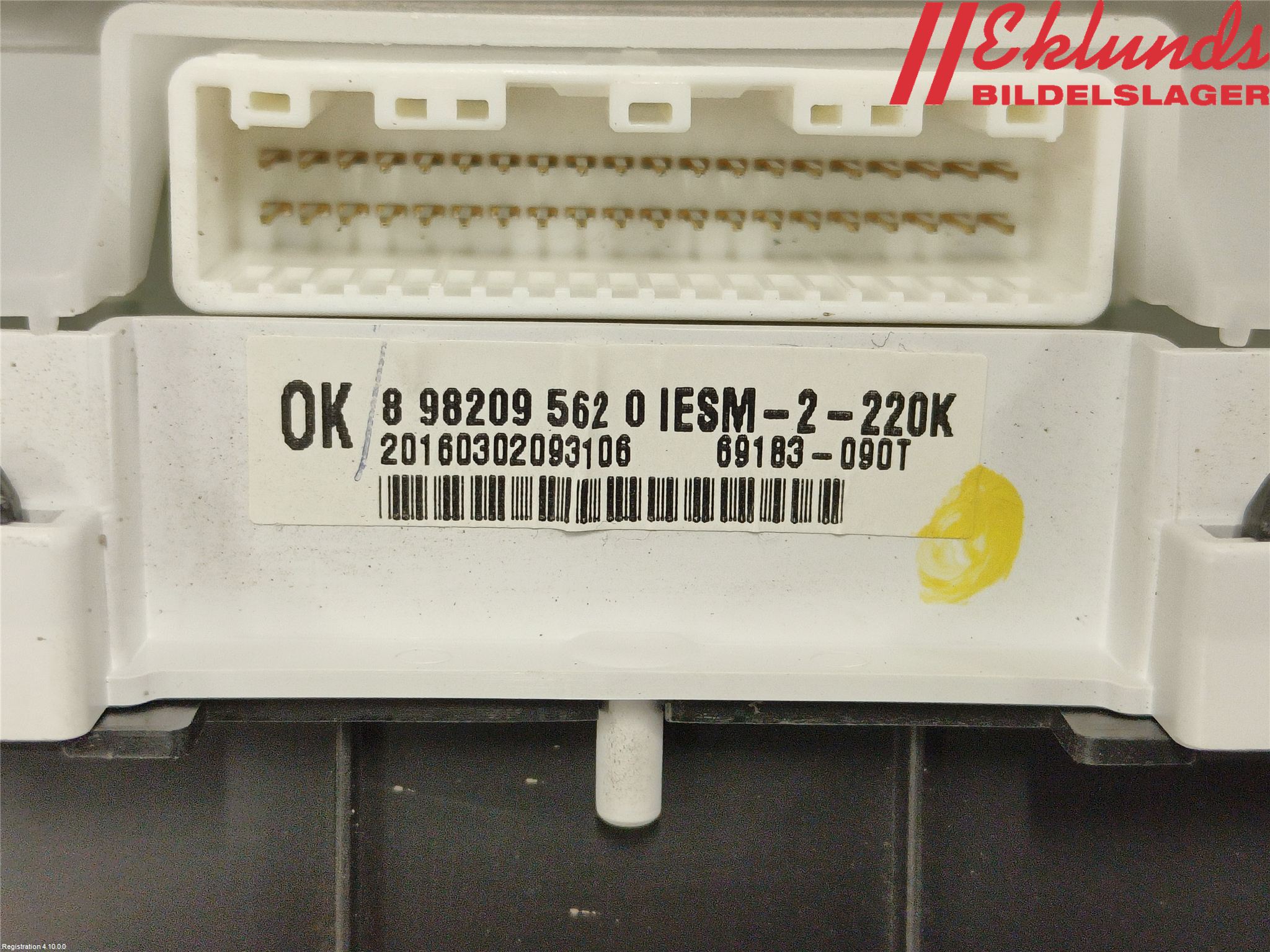 Isuzu D-MAX Instrument Komb