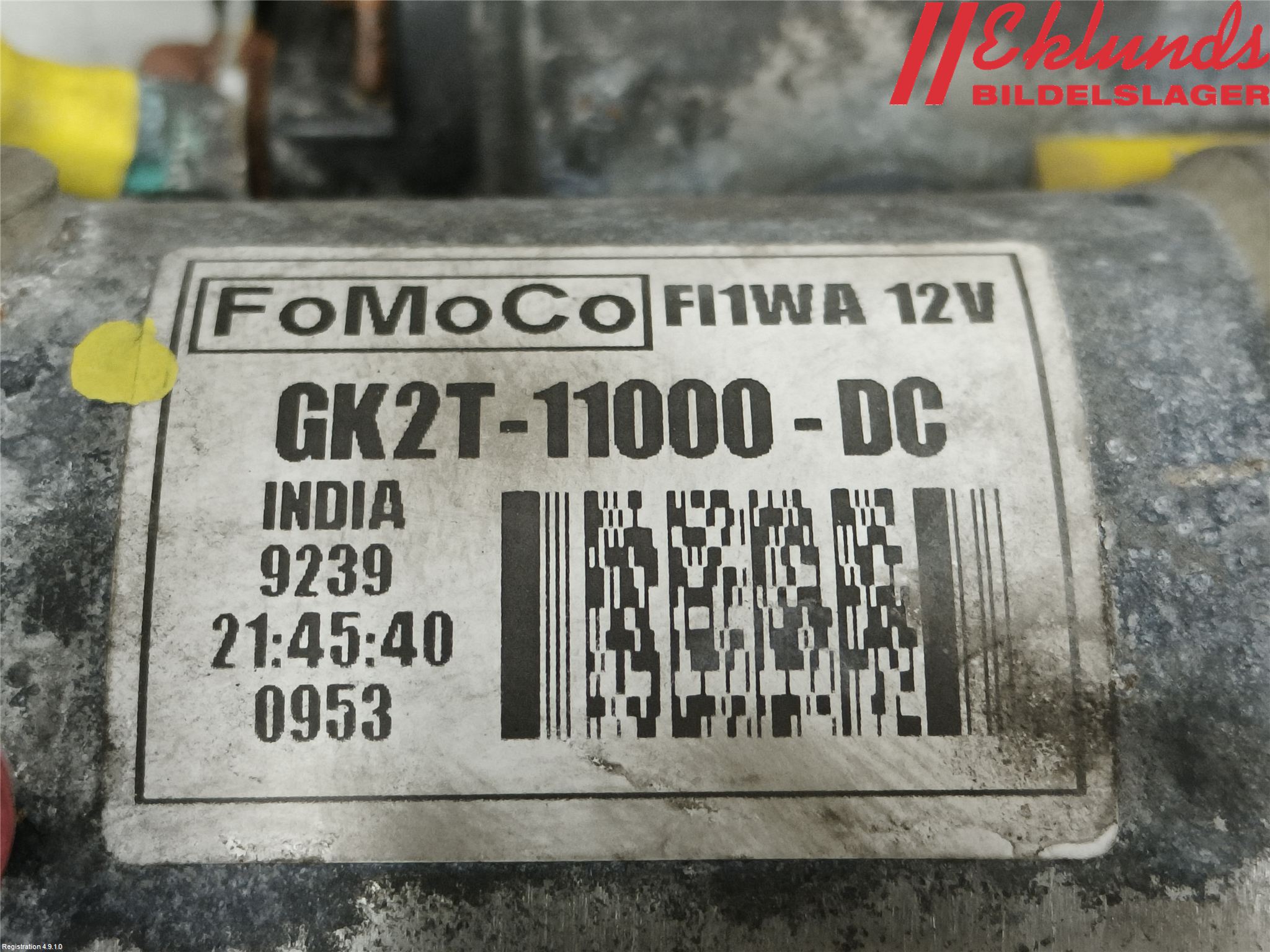 Ford TRANSIT/TOURNEO CUSTOM 13-24 Startmotor Diesel