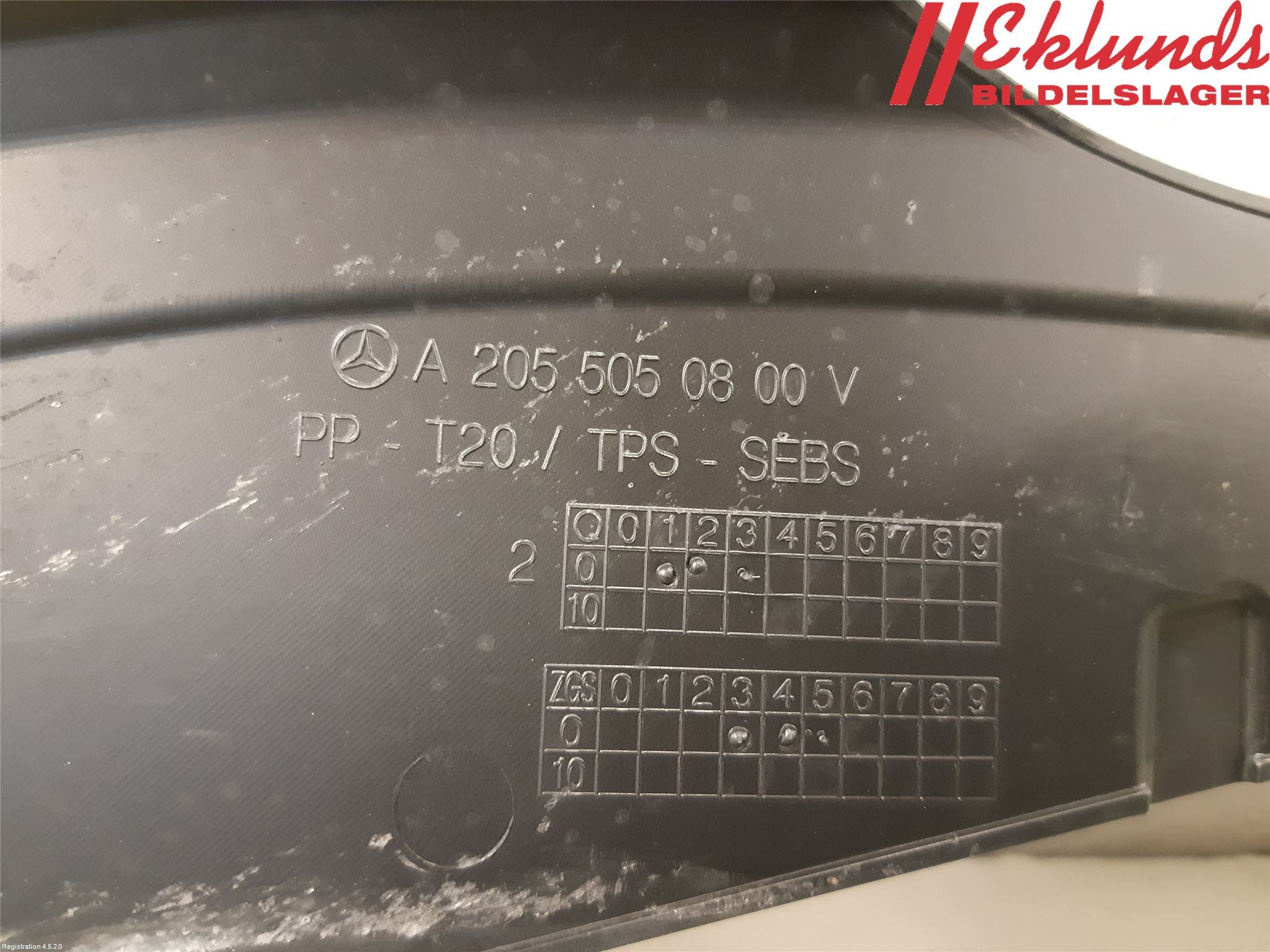 Mercedes-Benz MB C-KLASS (W205) 14-21 Deflektor Plåt-Plast Kylning