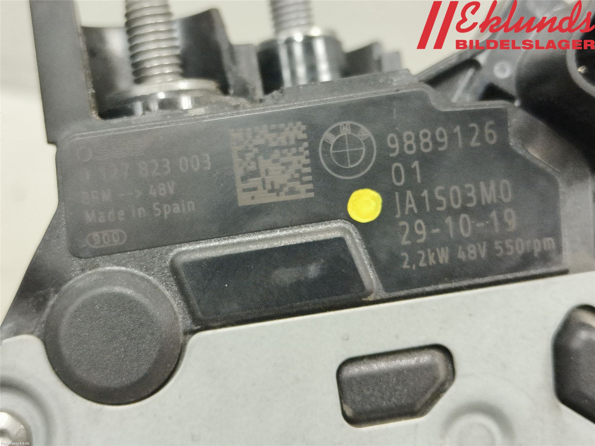 BMW 5 G30/G31/F90 17-23 Generator