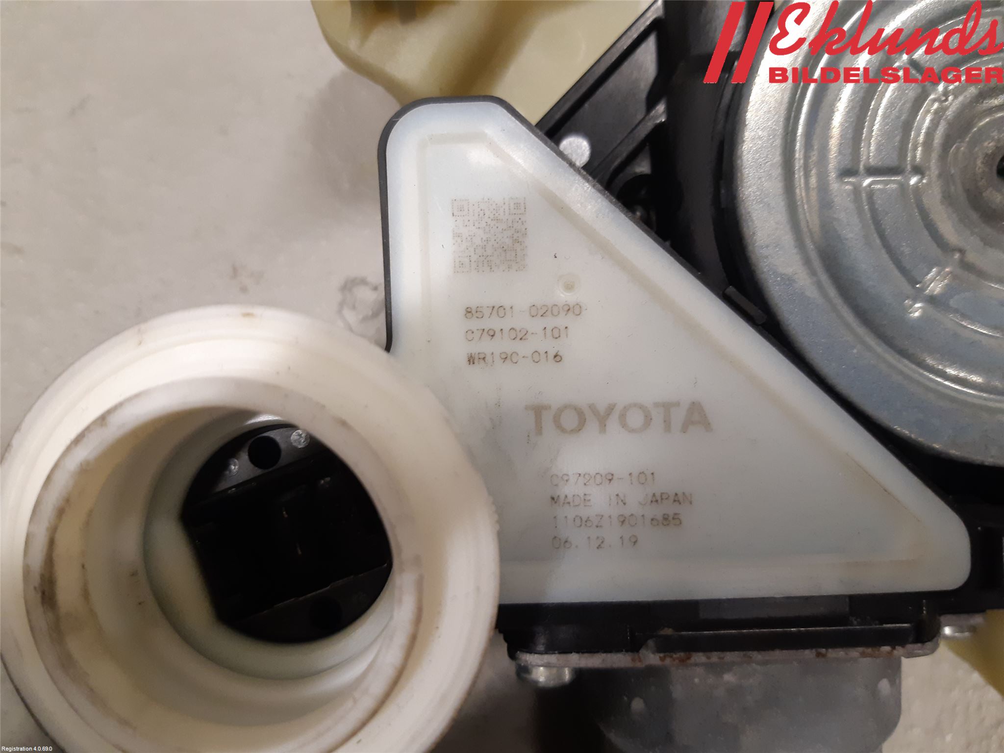 Toyota COROLLA 19- Fönsterhiss El Kompl