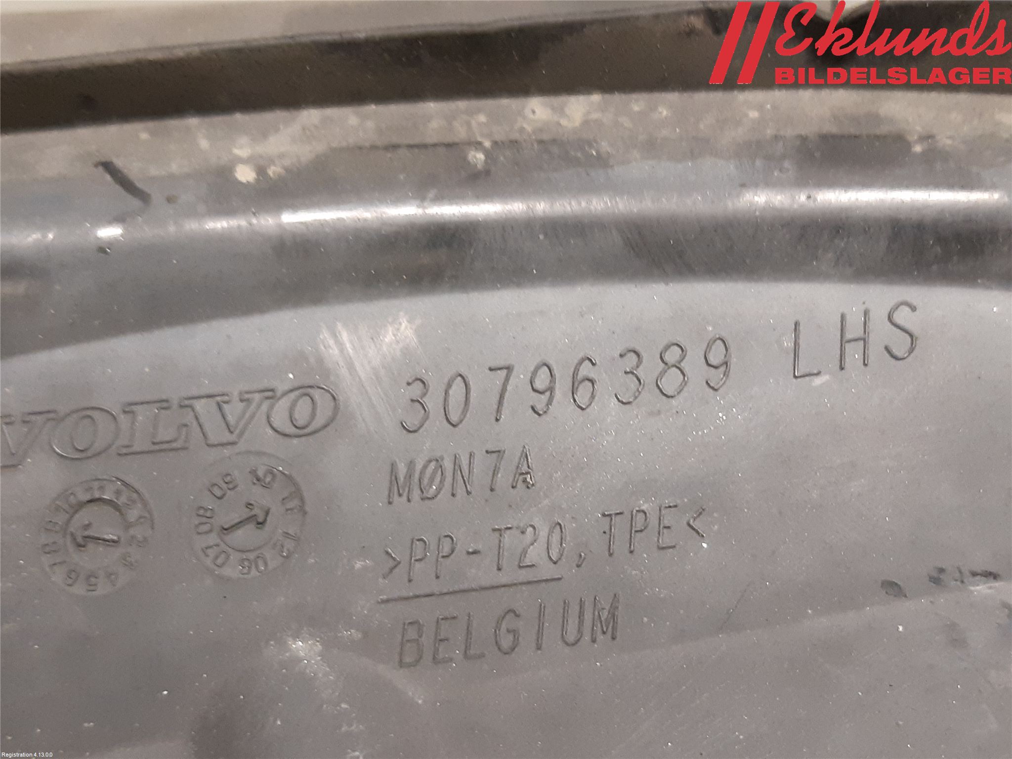 Volvo V70 08-13 Deflektor Plåt-Plast Kylning