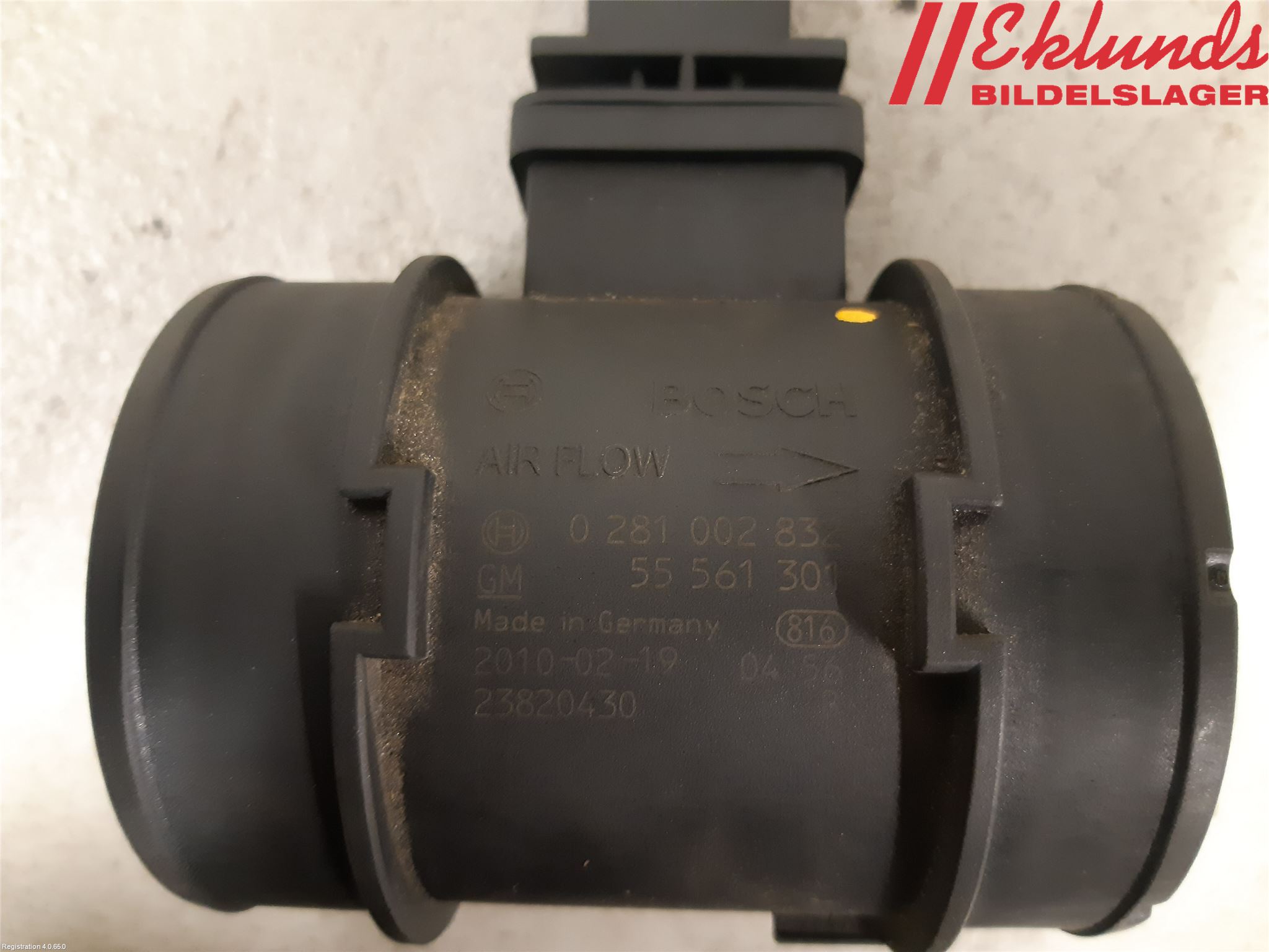 Opel ASTRA H 04-12 Injluftmassamätare