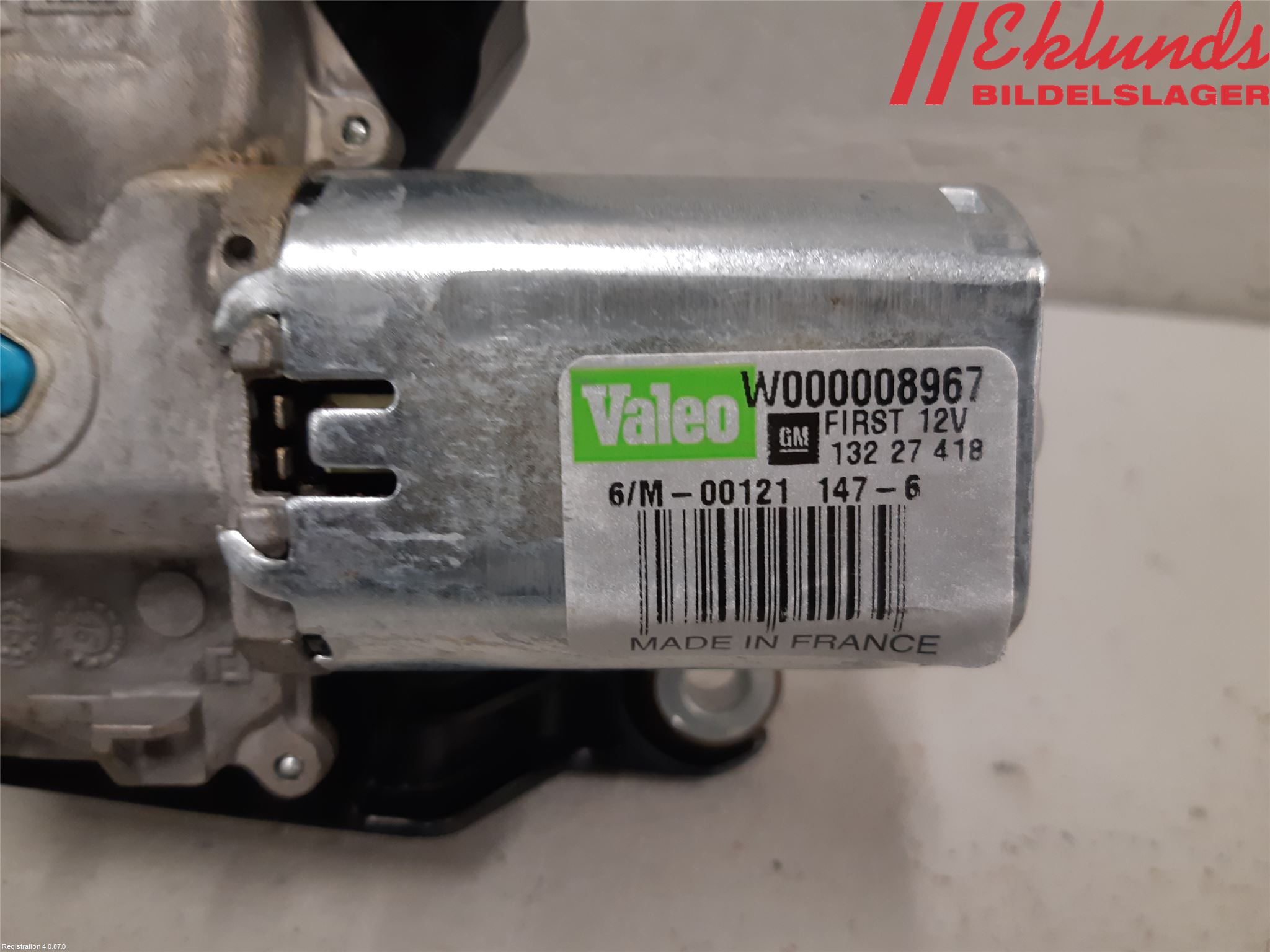 Opel INSIGNIA 09-16 Torkarmotor Baklucka