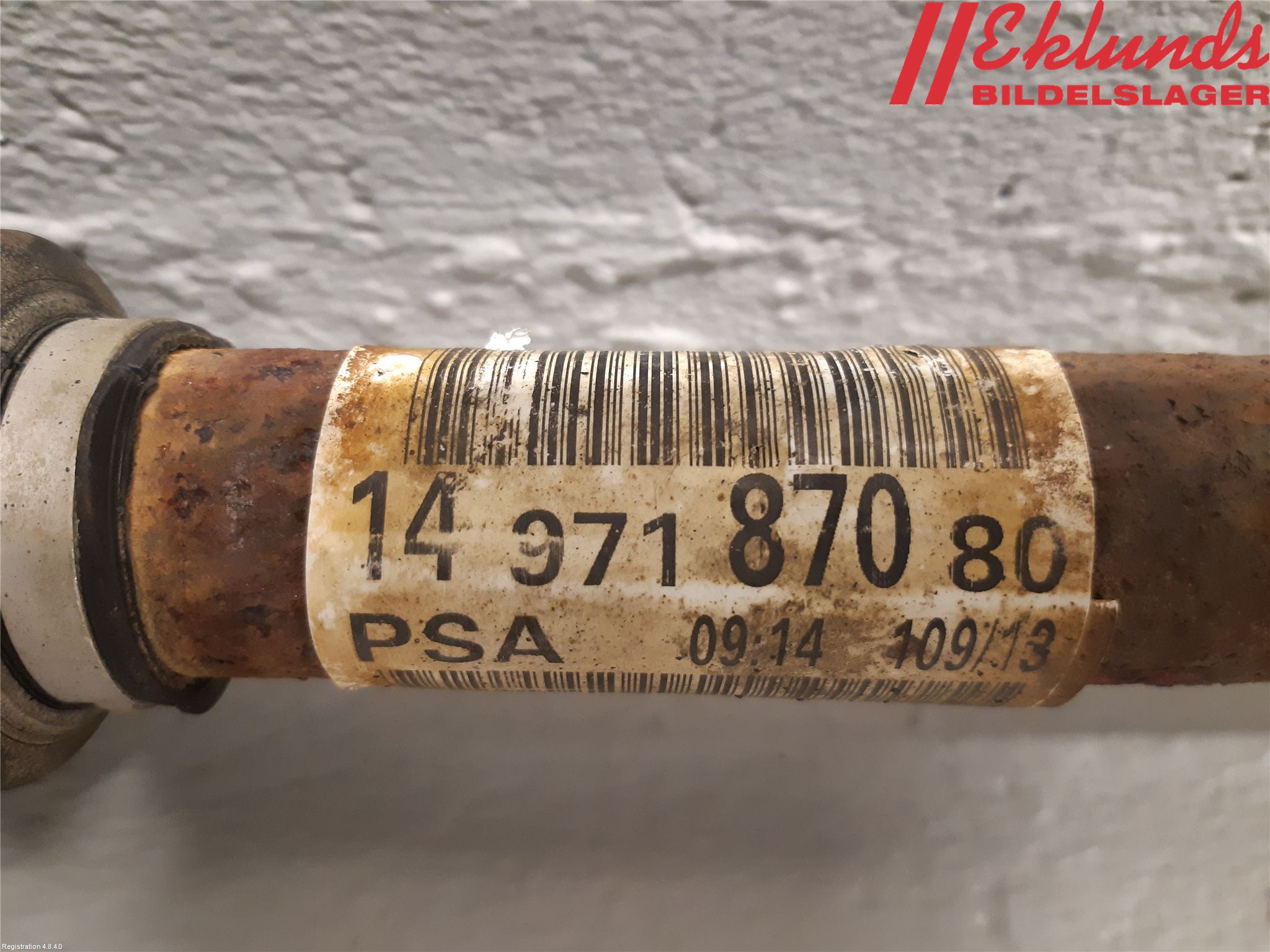 Citroen JUMPY 07-16 Drivaxel Fram Vänster