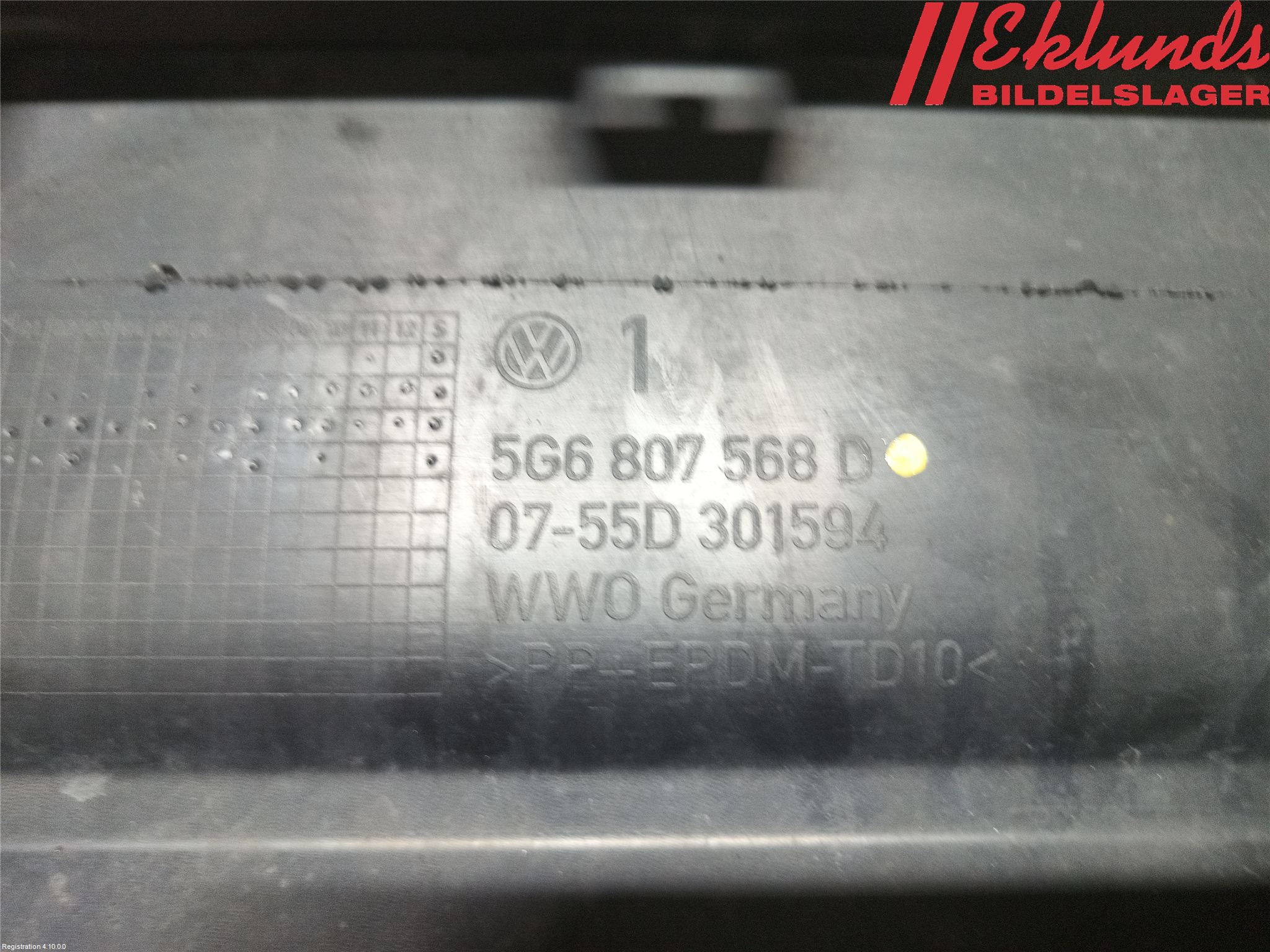 Volkswagen VW GOLF / E-GOLF VII 13-20 Spoiler Bak