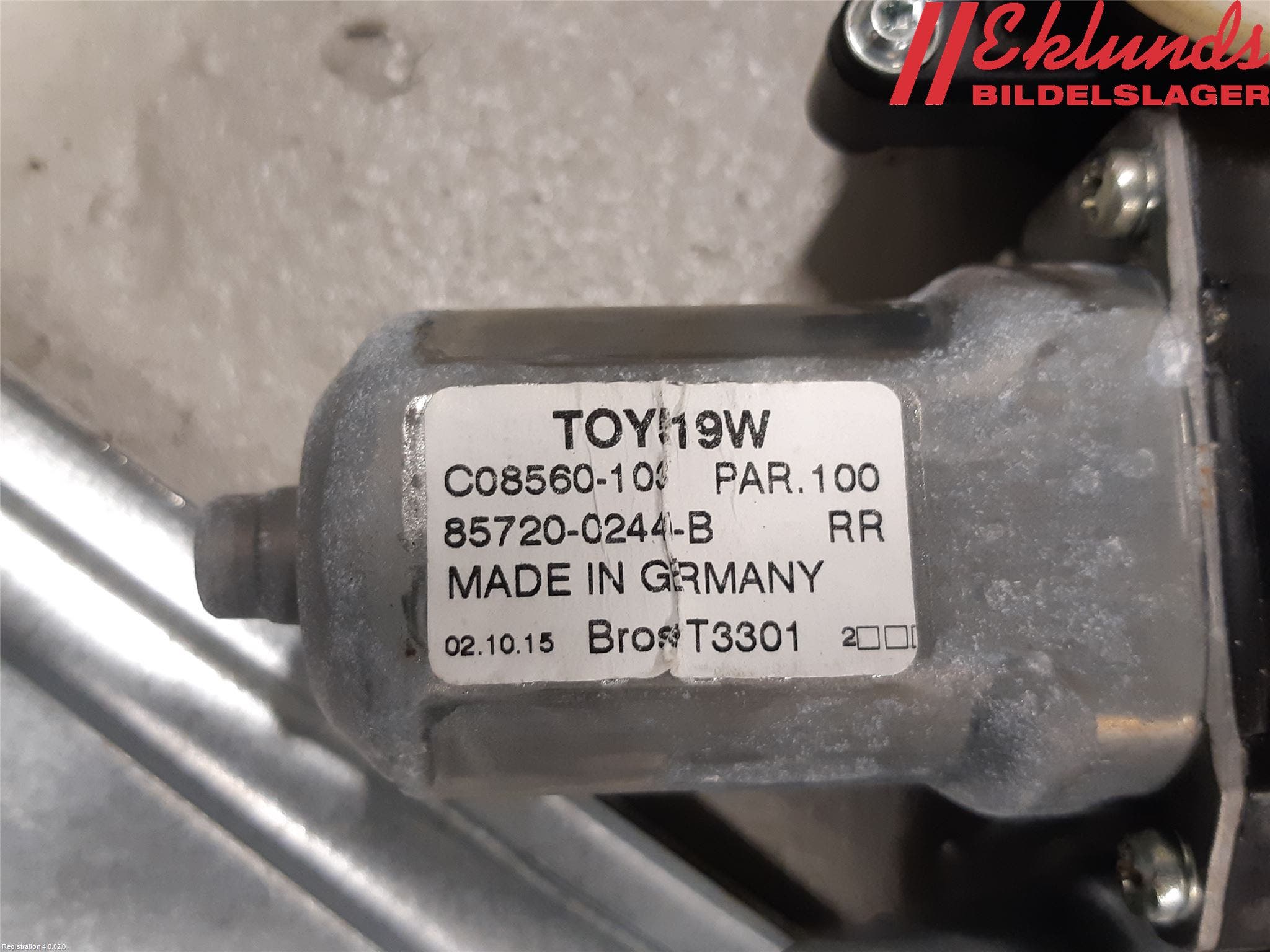 Toyota AURIS 13-19 Fönsterhiss El Kompl