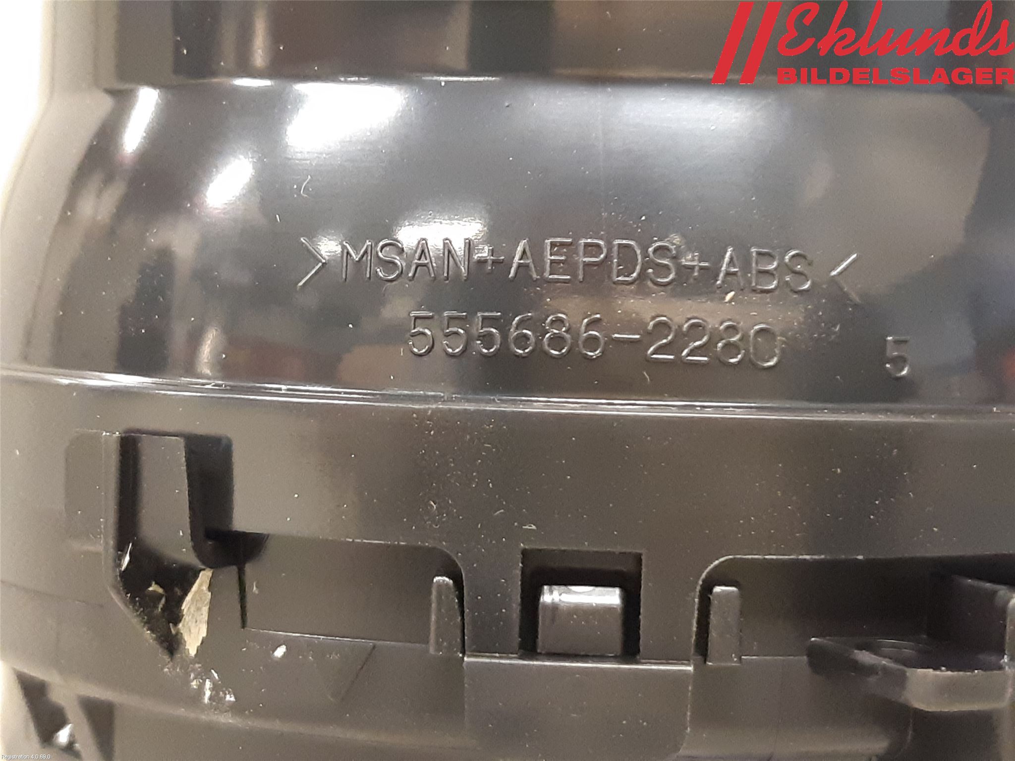 Toyota YARIS XP130 15-20 Defrosterkanal-Munstycke