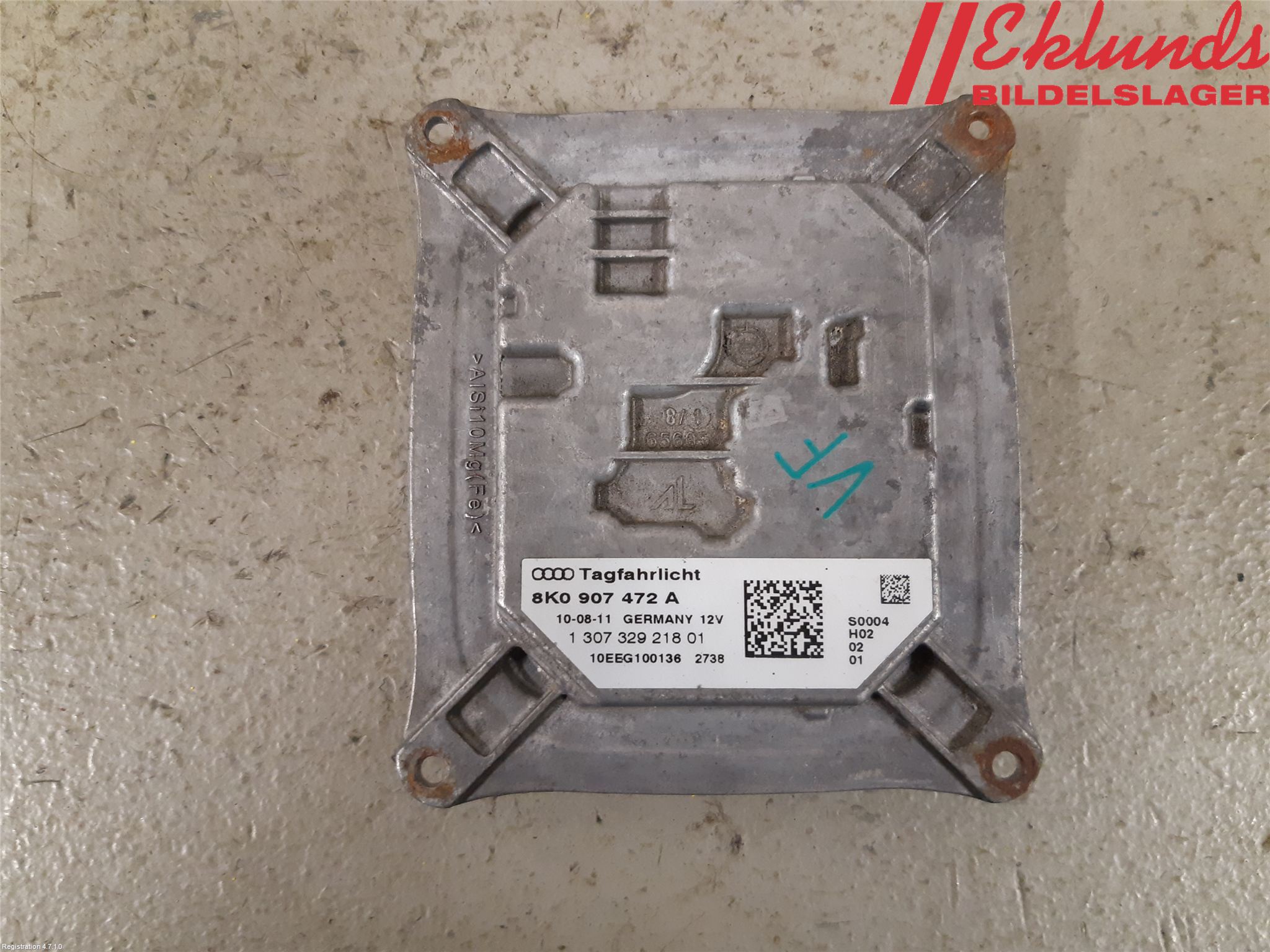 Audi A4/S4 08-11 Styrenhet Strålkastare