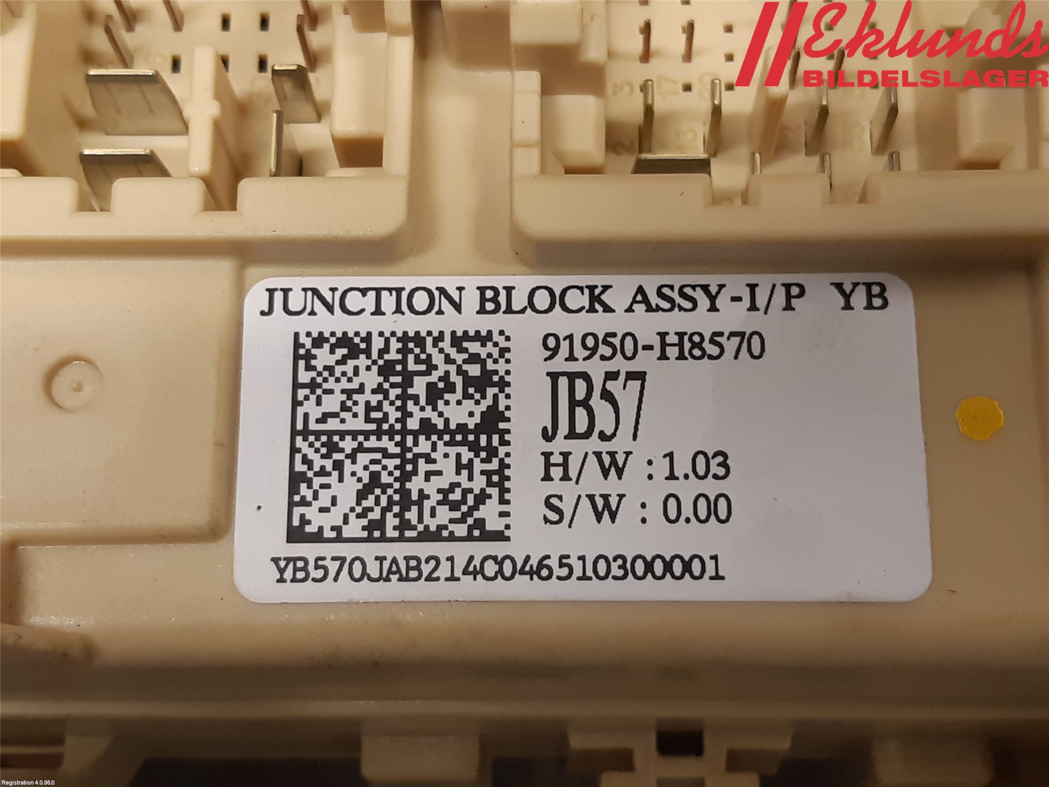 Kia STONIC 18->> Säkringsdosa-Elcentral