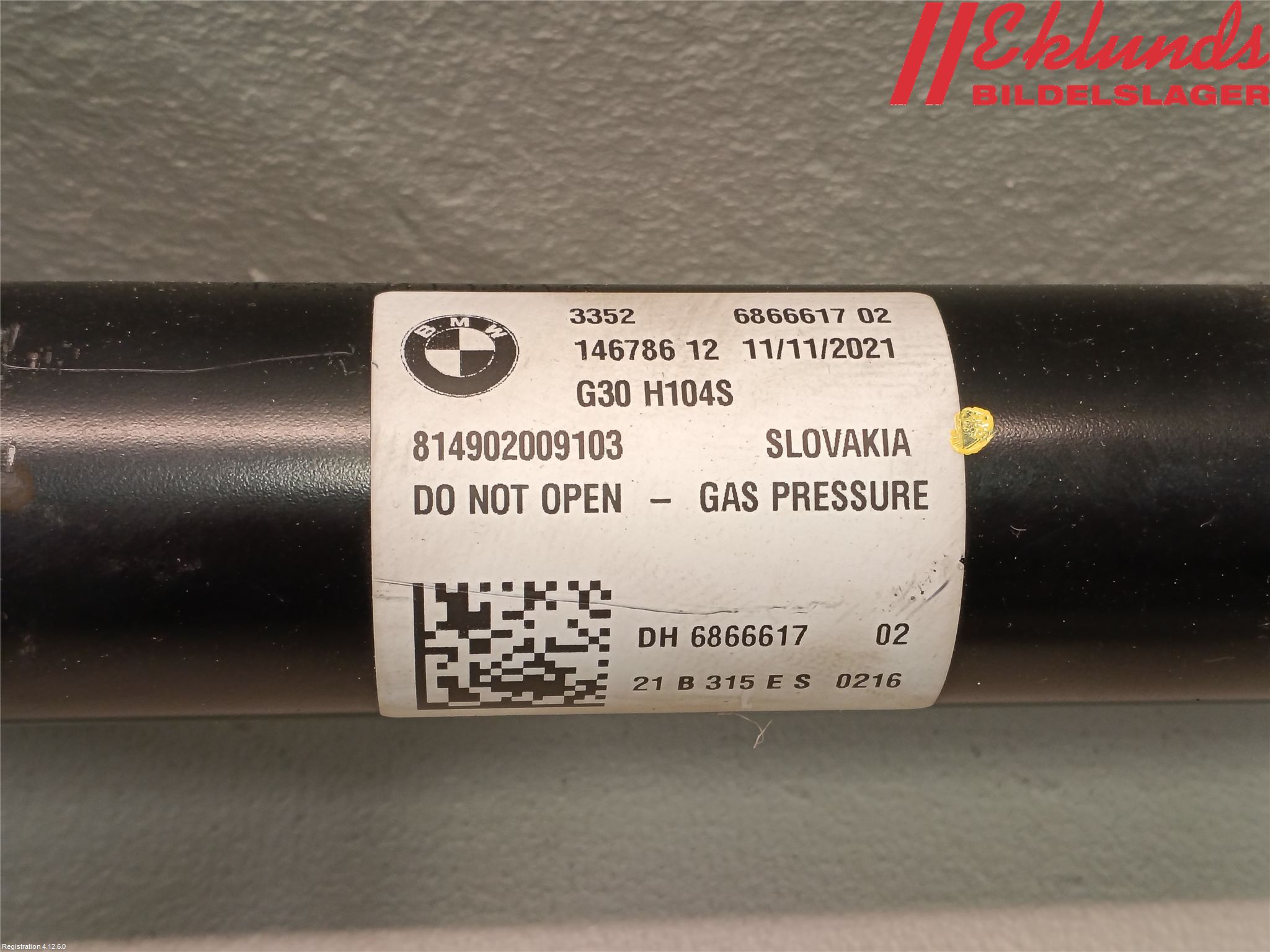 BMW 5 G30/G31/F90 17-23 Fjäderben Bak Höger