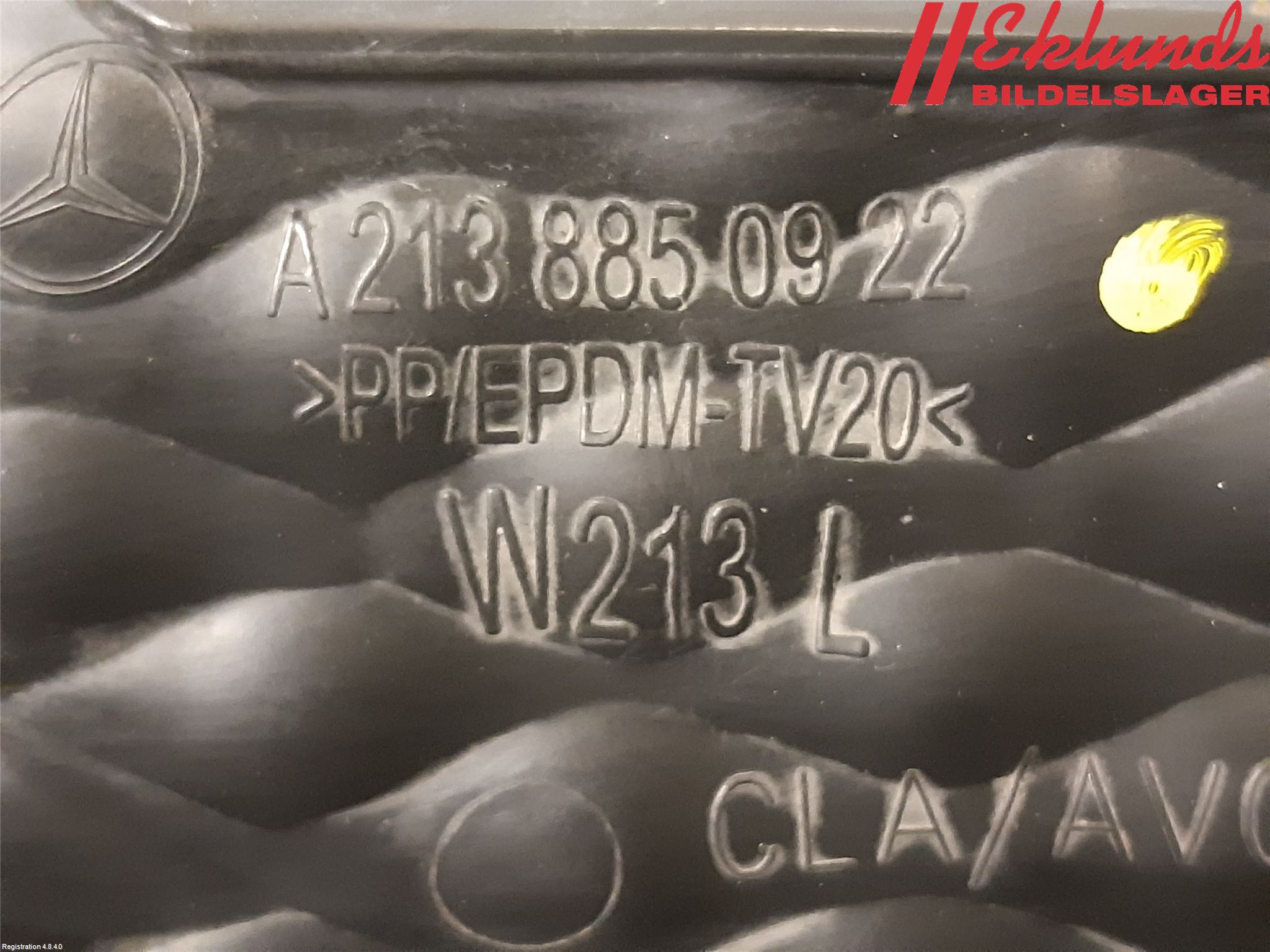Mercedes-Benz MB E-KLASS (W213) 16-23 Stöt Utfyllnad-List-Grill