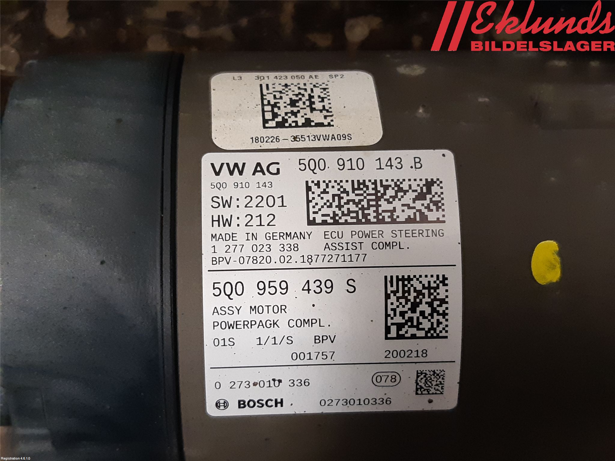 Volkswagen VW PASSAT 15-19 Styrväxel-Snäcka Elektrisk