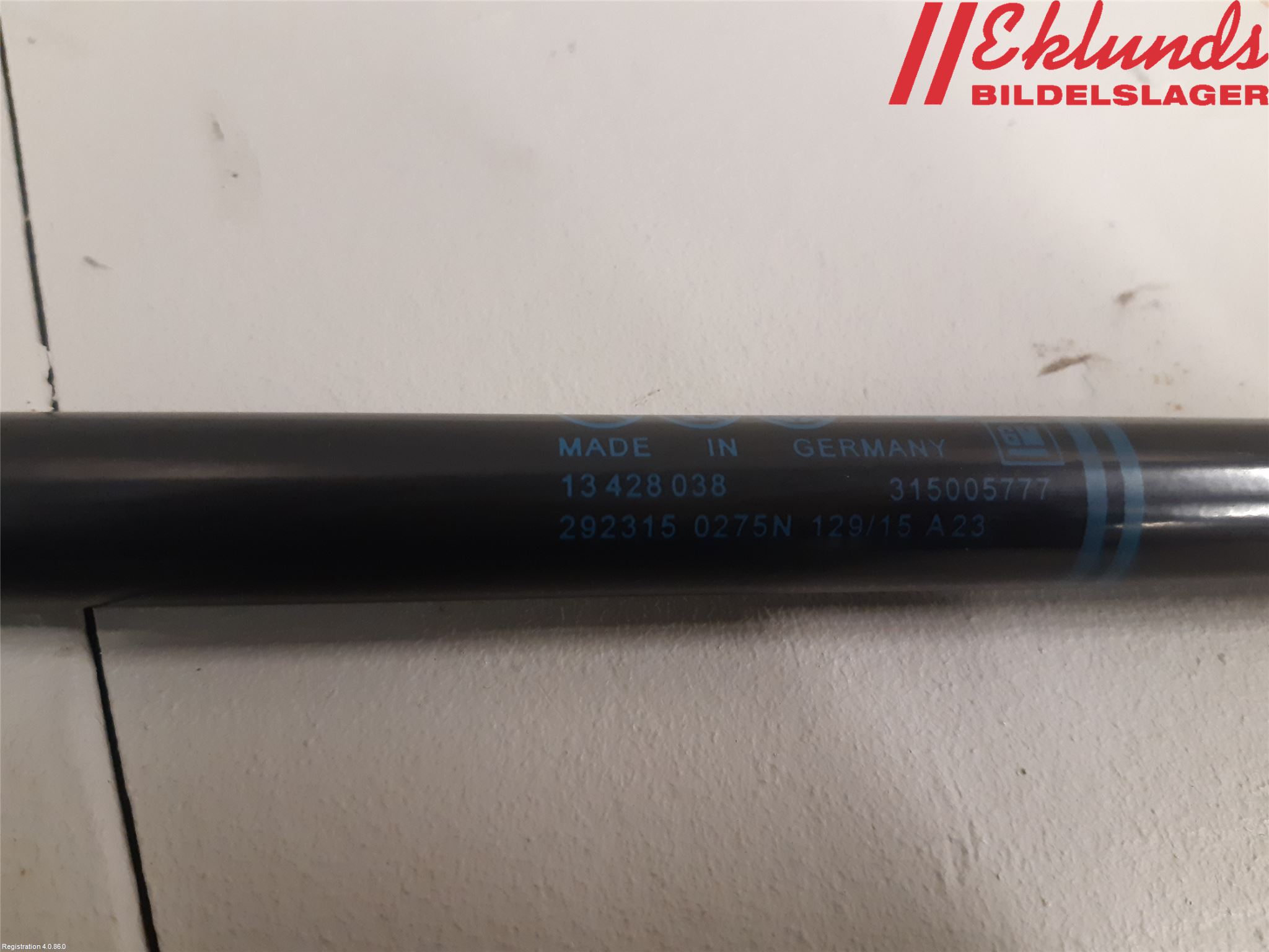 Opel CORSA E 15-19 Gasfjäder Baklucka