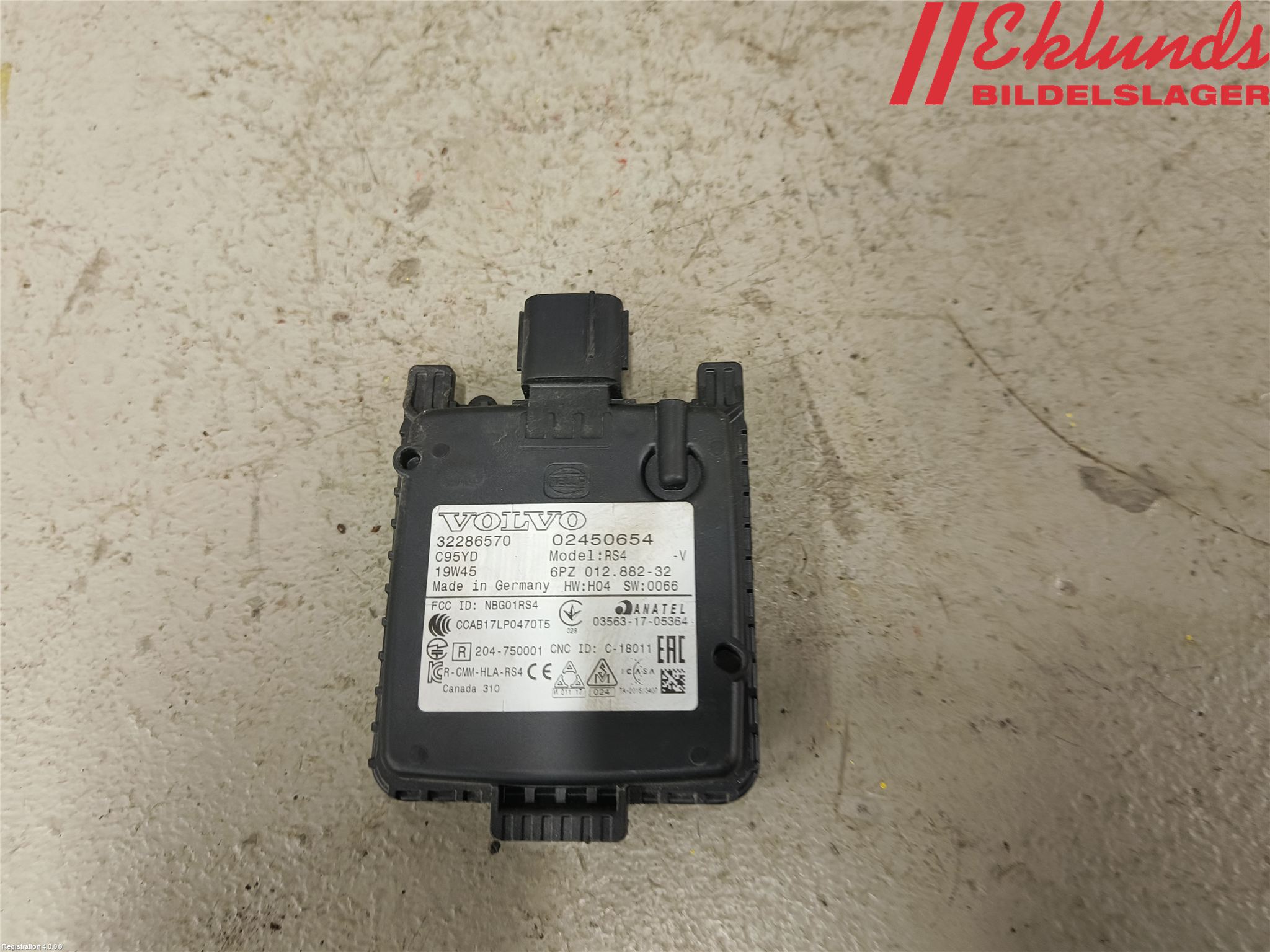 Volvo XC40/RECHARGE 18- Sensor Aktivt Kollisionsskydd
