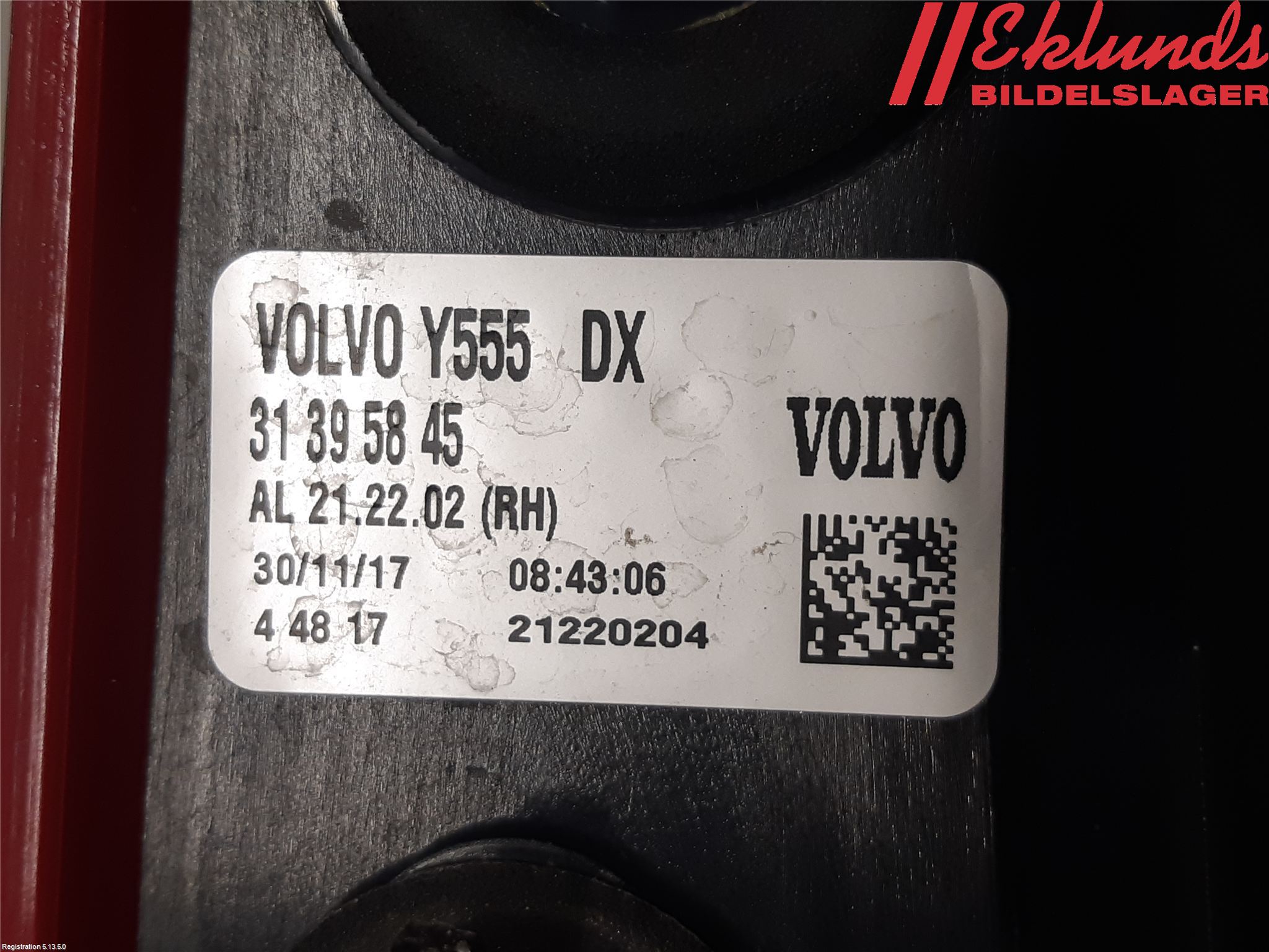 Volvo V40 CROSS COUNTRY 13-19 Bakljus Höger