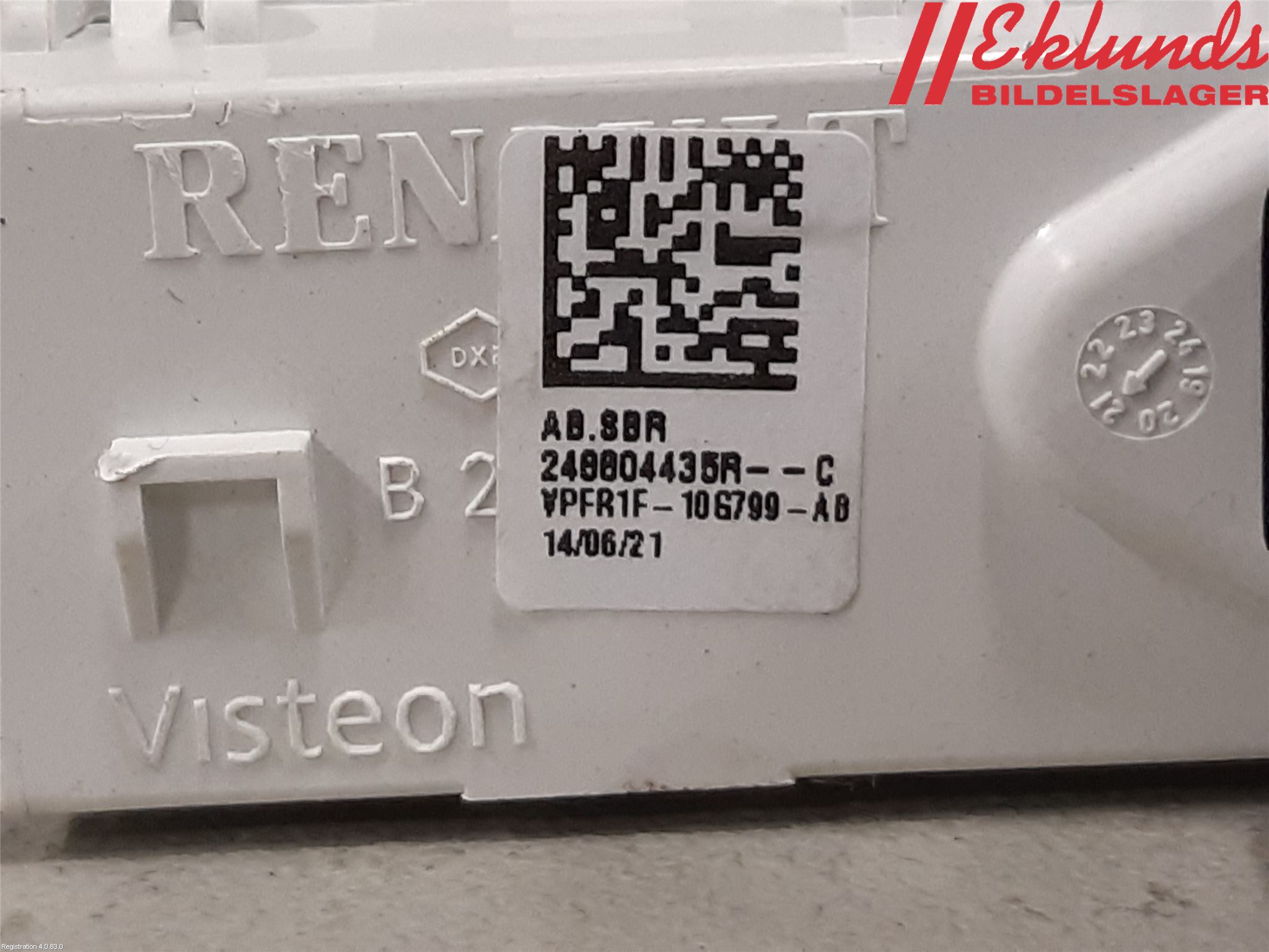 Fiat TALENTO 16- Kontrolldisplay