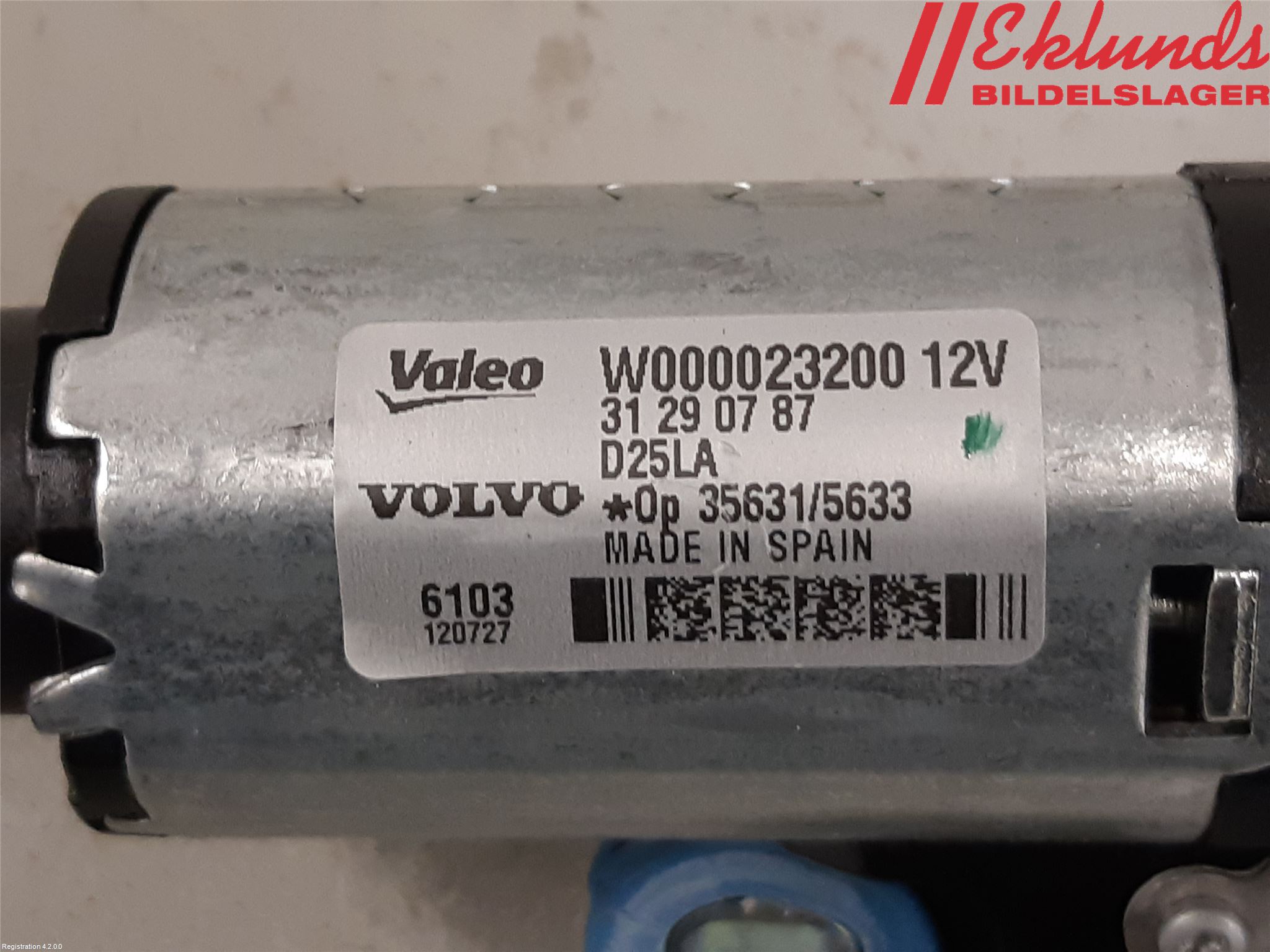 Volvo XC70 08-13 Torkarmotor Baklucka