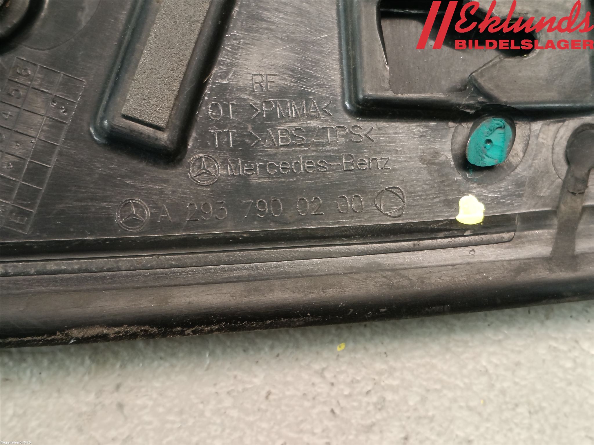 Mercedes-Benz MB EQC (N293) 20- List Bak-Baklucka