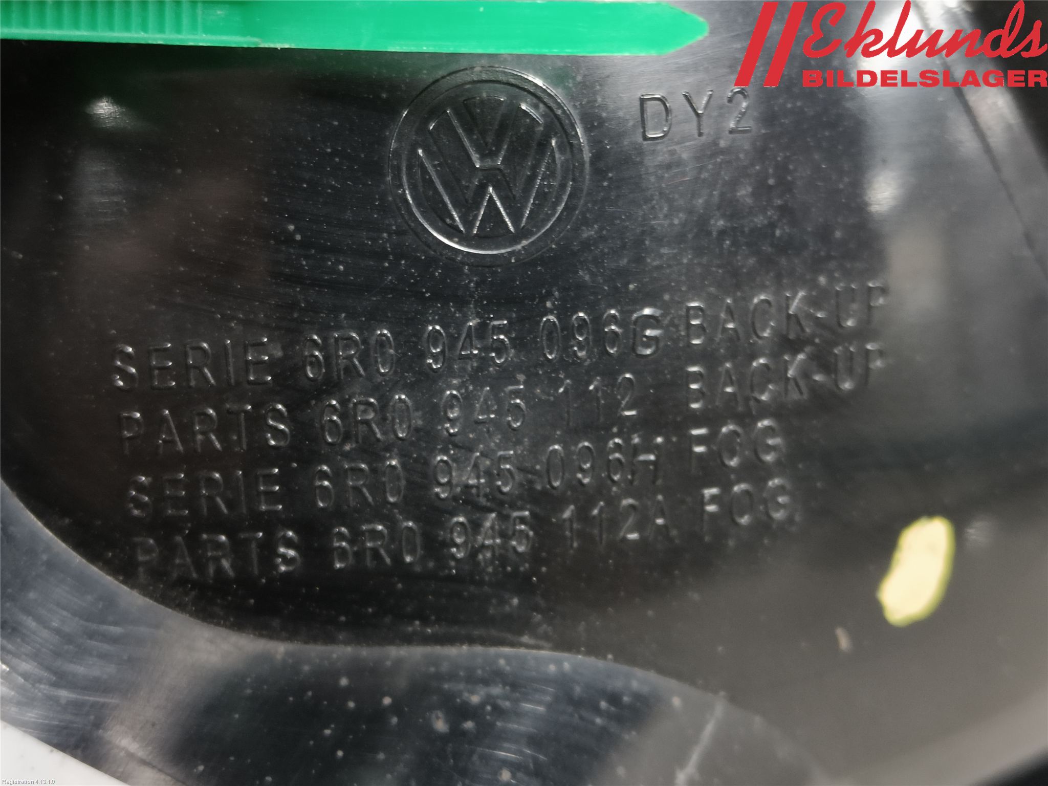 Volkswagen VW POLO 10-17 Bakljus Höger