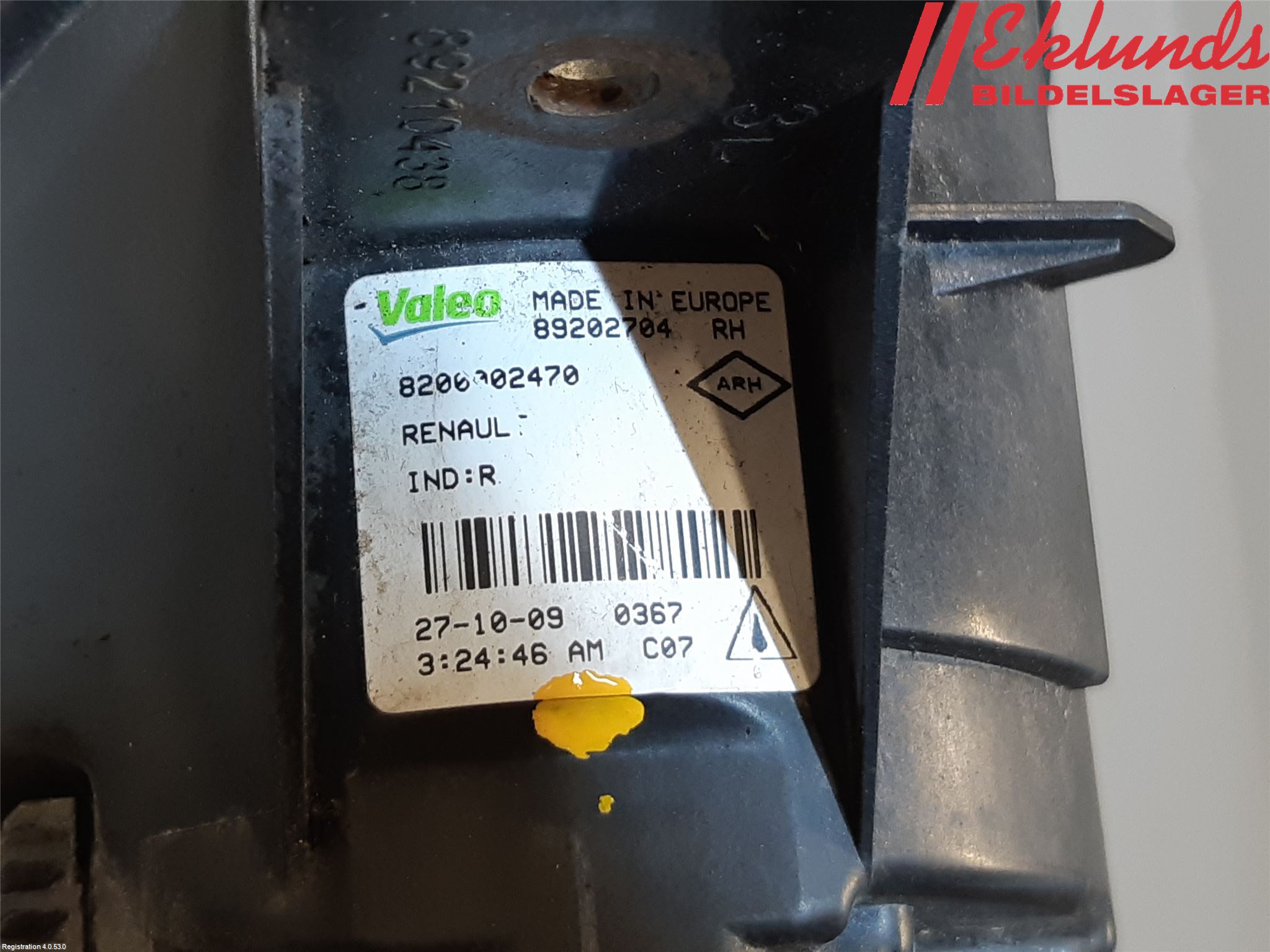 Renault CLIO III  06-09 Dimljus-Varselljus Fram