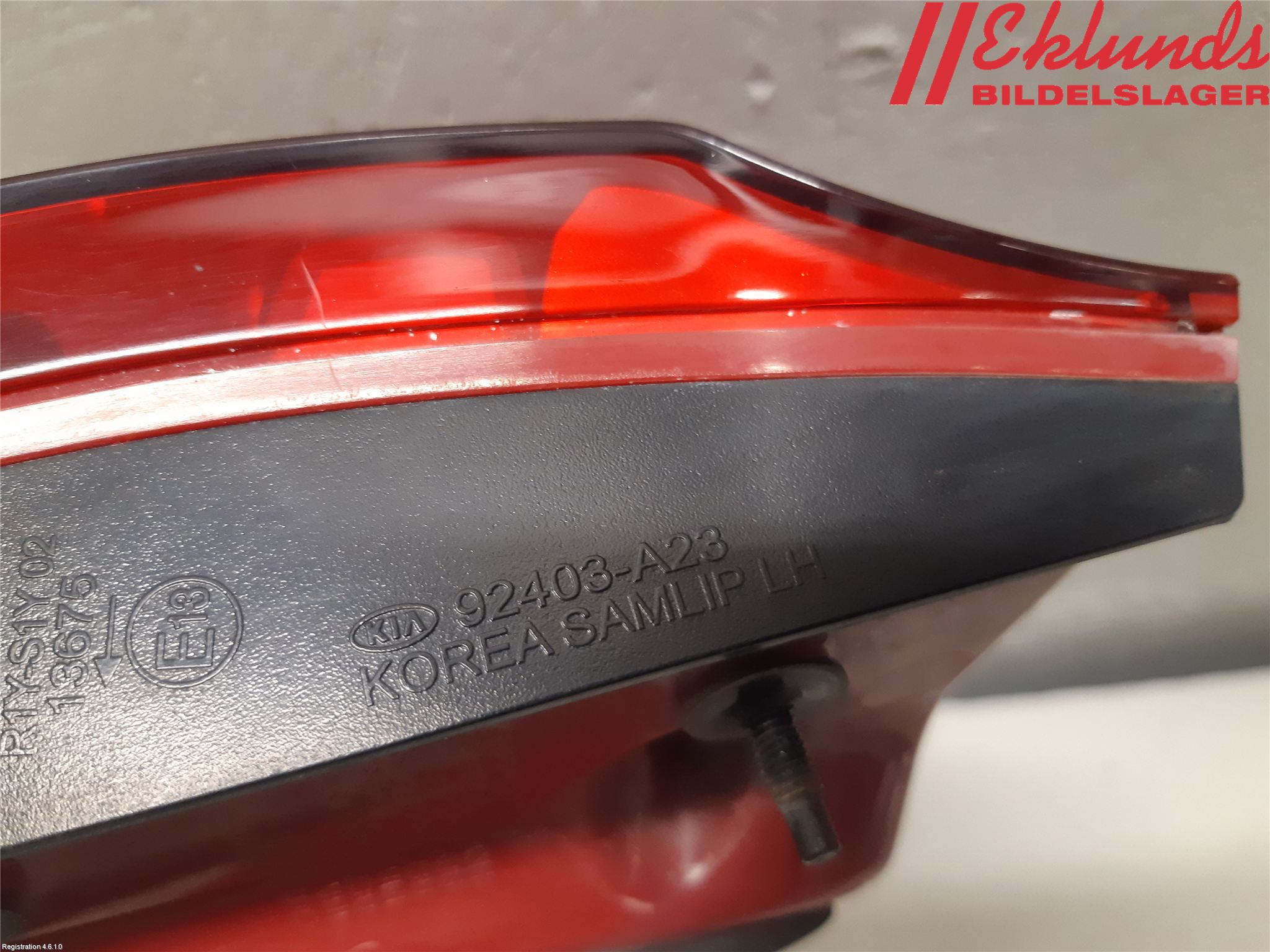 Kia CEED 12-18 Bakljus Lucka Vä