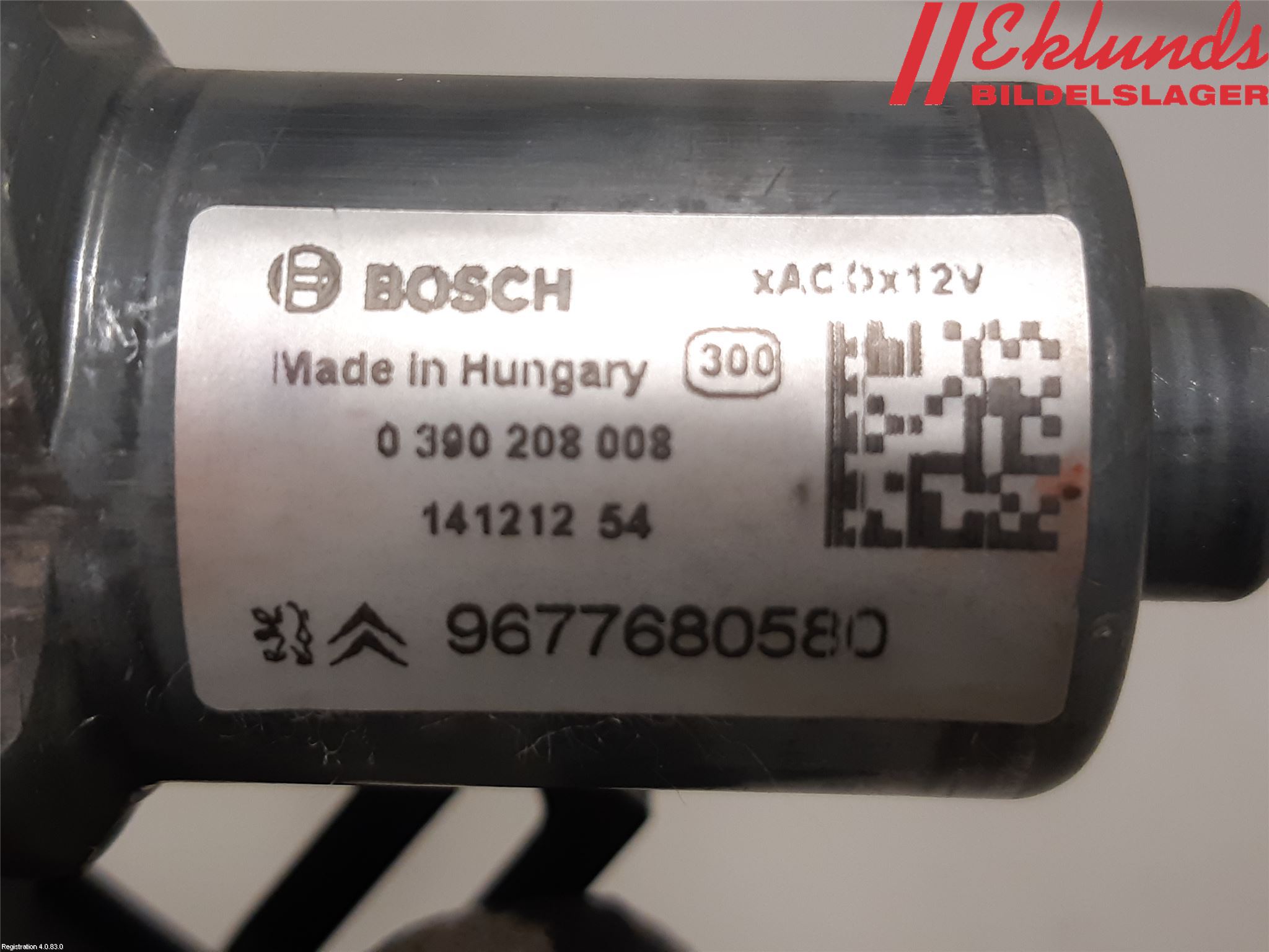 Peugeot 308 14-21 Torkarmotor Baklucka