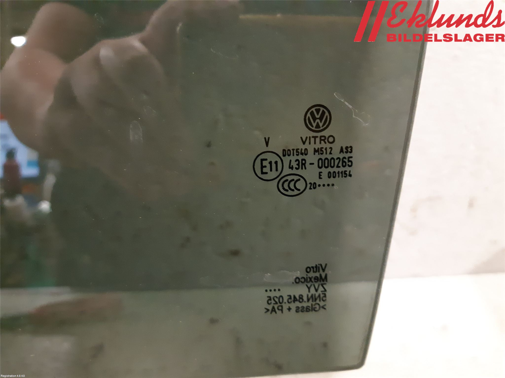 Volkswagen VW TIGUAN 16-24 Dörruta Bak Vänster