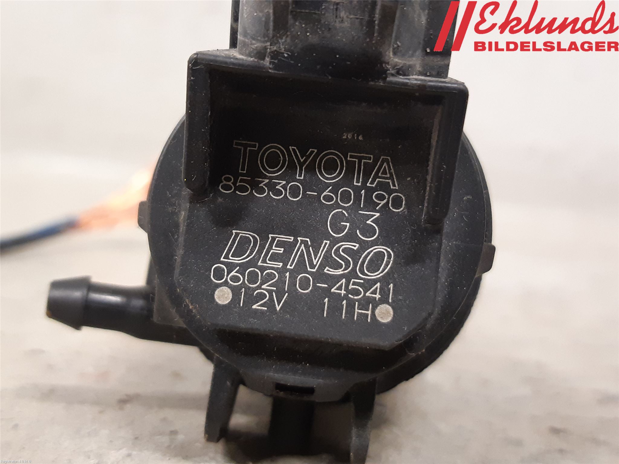 Lexus IS 220d/250/350 06-13 Spolarpump Vindruta