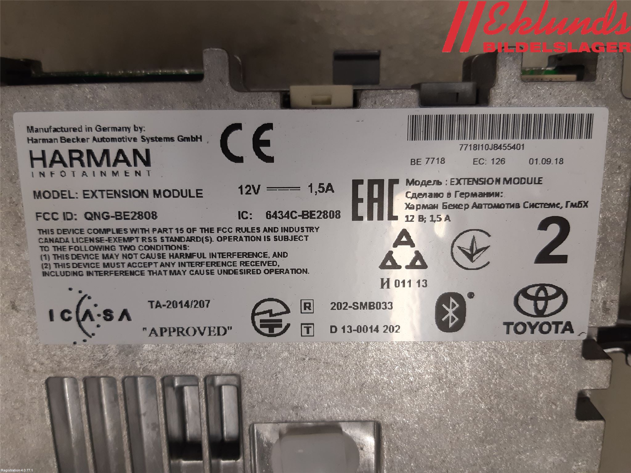 Toyota AURIS 13-19 Cd Radio - Multimediapanel