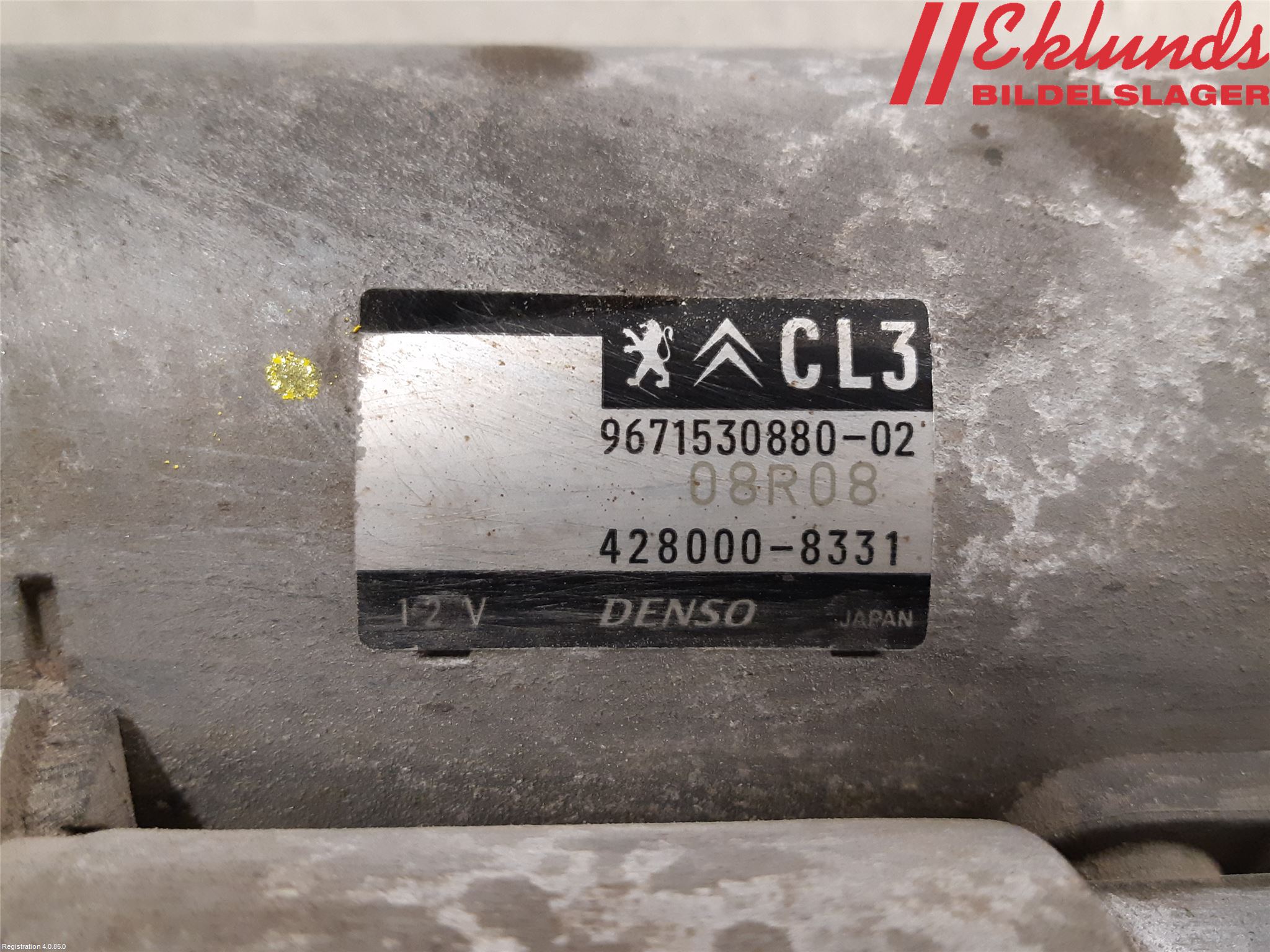 Citroen C4 CACTUS 14-20 Startmotor