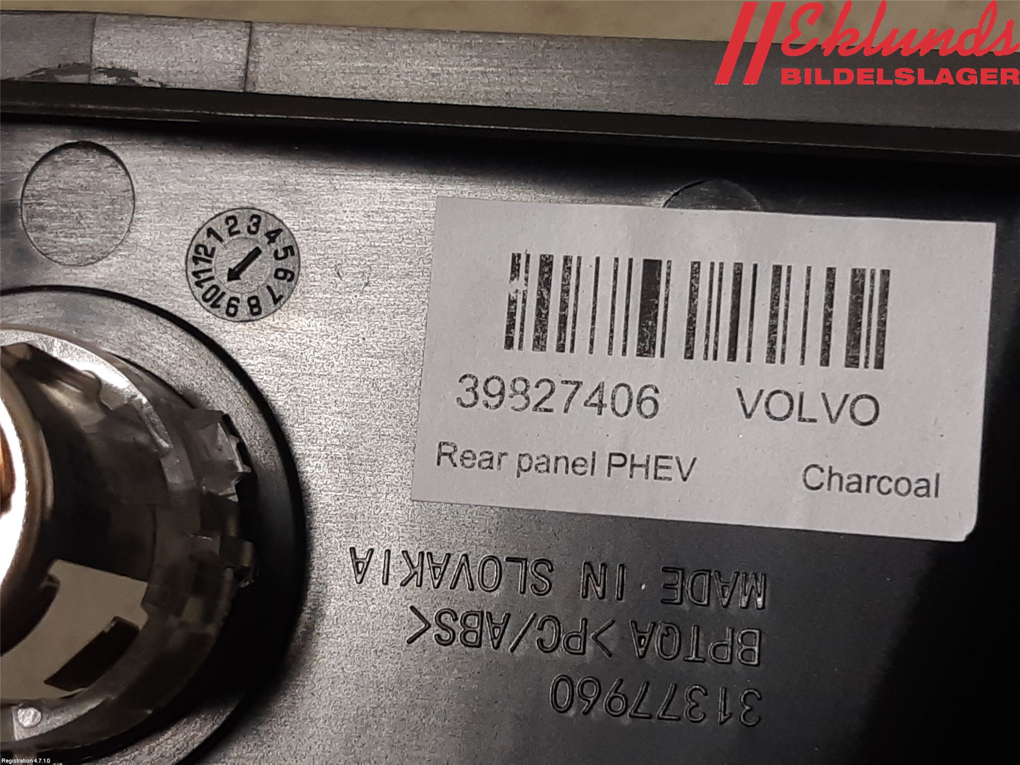 Volvo XC90/RECHARGE 16- Inr Tunnelfack