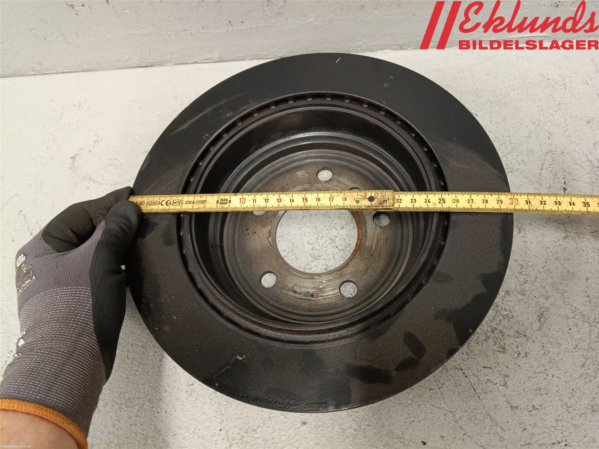 BMW X1 E84 10-15 Bromsskiva Bak